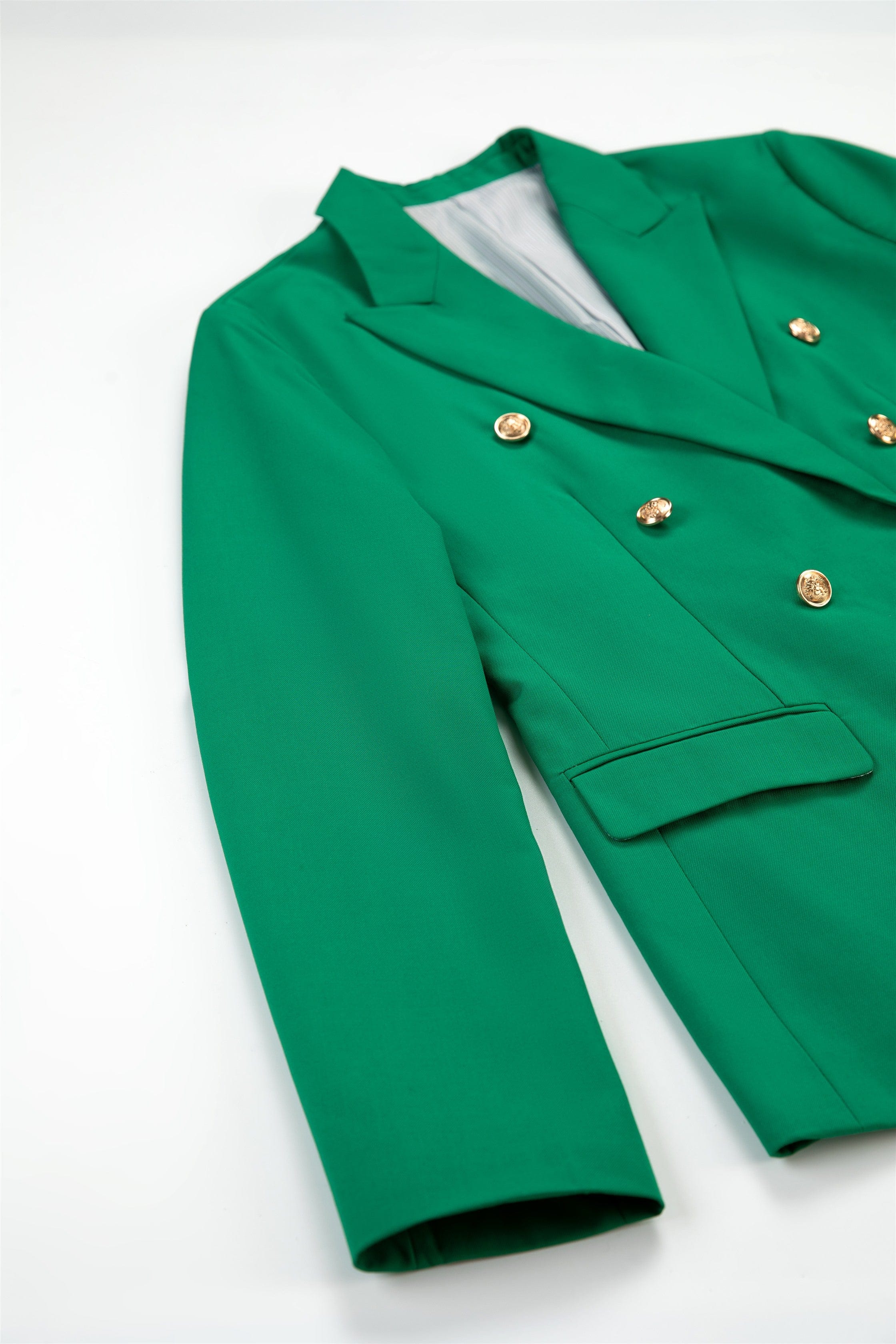 aesido 2 Piece Notch Lapel Fashion Men's Suit(Blazer+Pants)