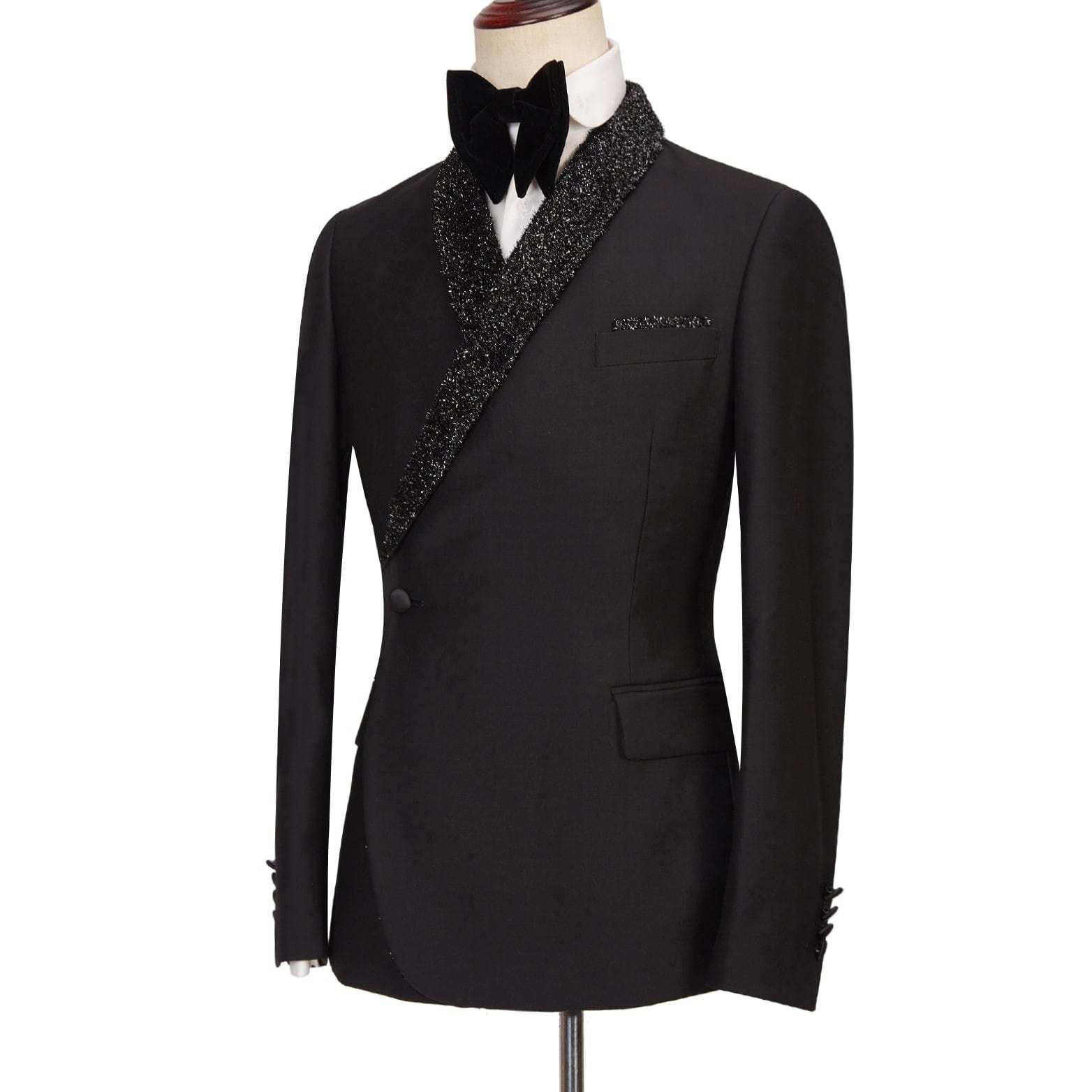 aesido 2 Pieces Casual Mens Regular Fit Men Suit (Blazer + Pants)