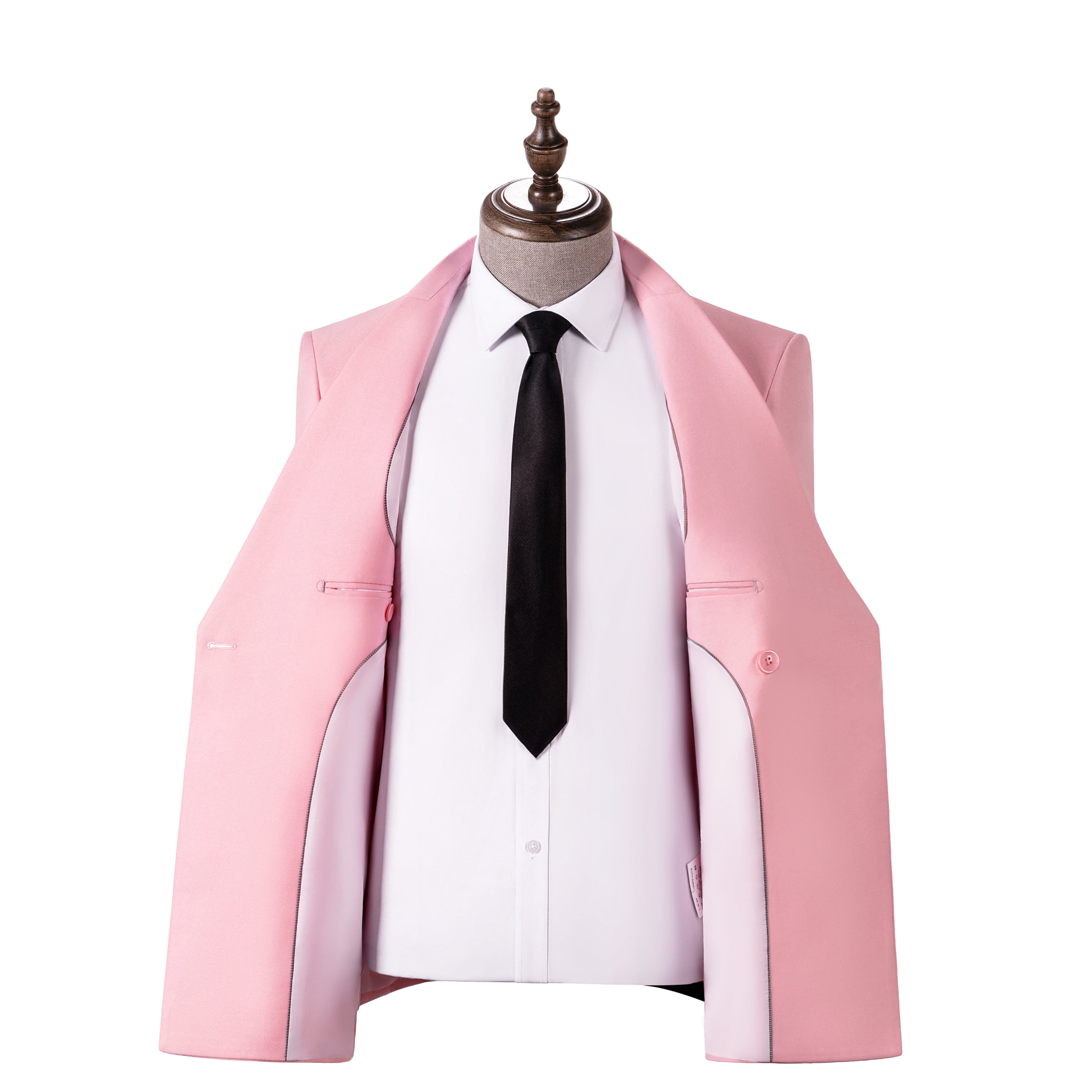 aesido 2 Pieces Notch Lapel Business Casual Men's Suit (Blazer + Pants)