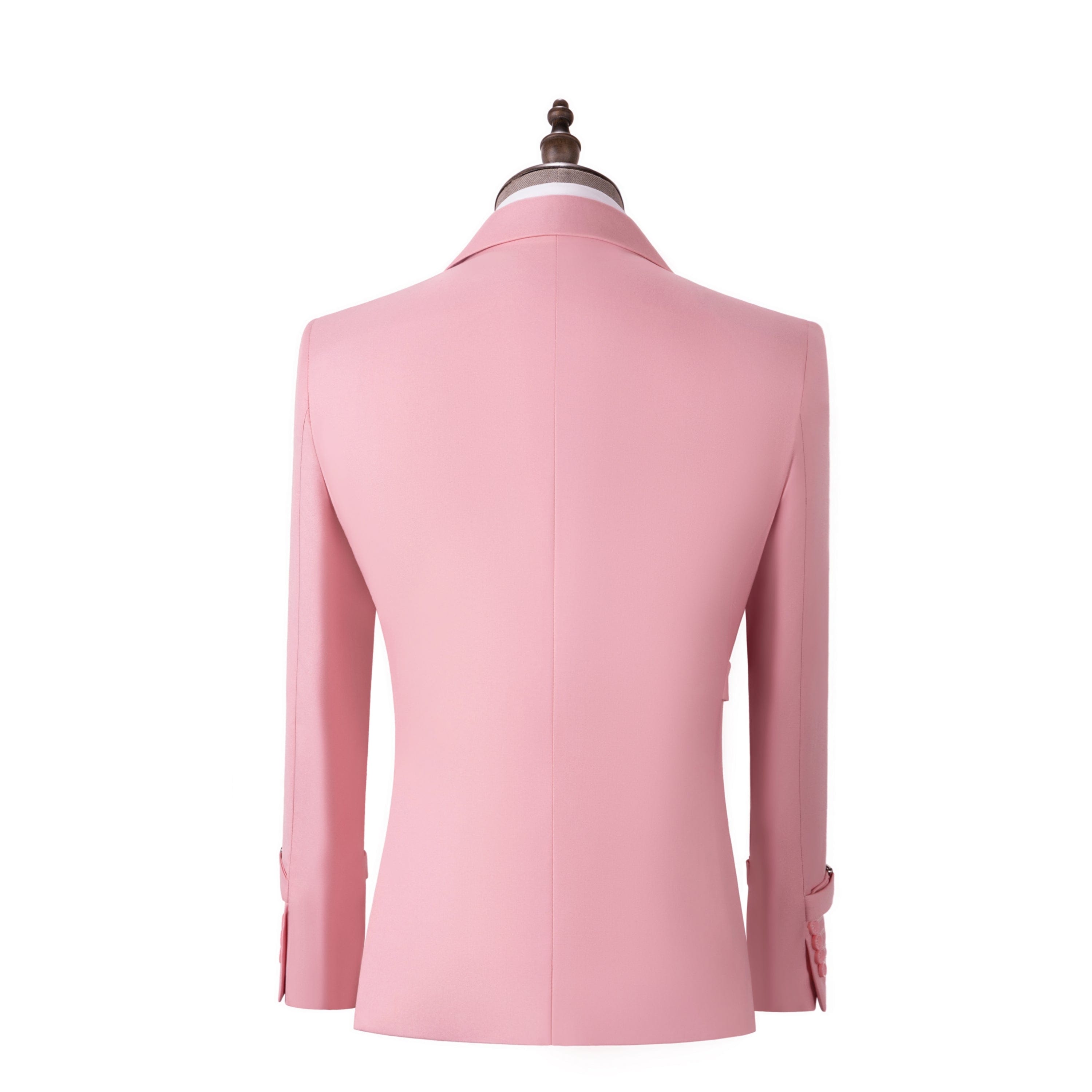 aesido 2 Pieces Notch Lapel Business Casual Men's Suit (Blazer + Pants)