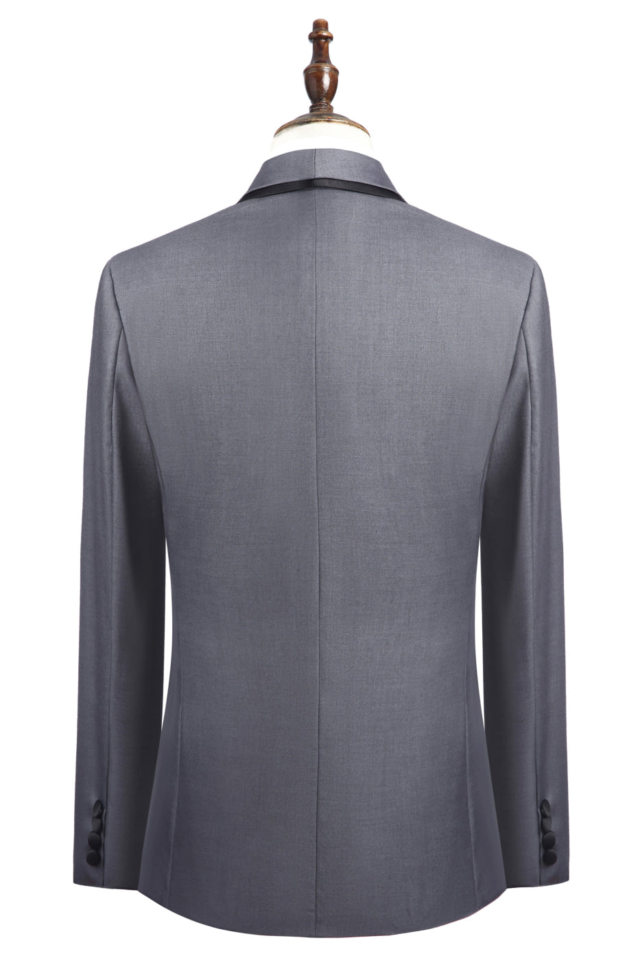 aesido 3 Piece Business Casual Shawl Lapel Men;s Suit (Blazer+Vest+Pants)