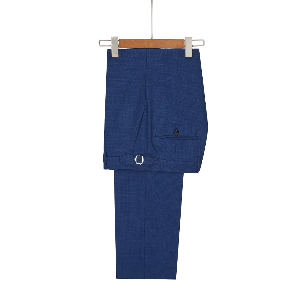 aesido 3 Pieces Business Mens Suit Slim Fit Peak Lapel Flat Blazer For Wedding (Blazer+vest+Pants)