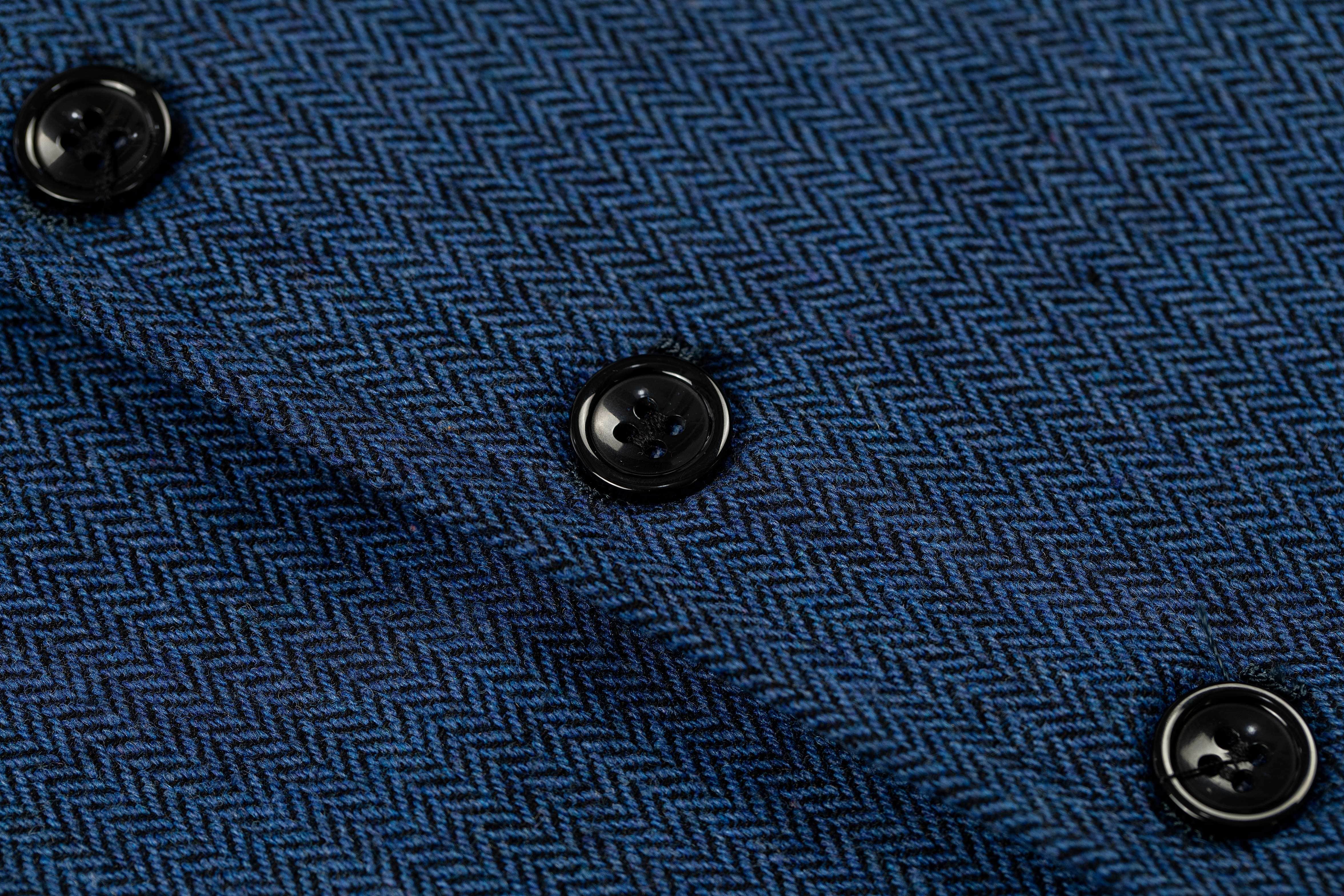 aesido 3 Pieces Peack Lapel Men Suit (Blazer+Vest+Pants)