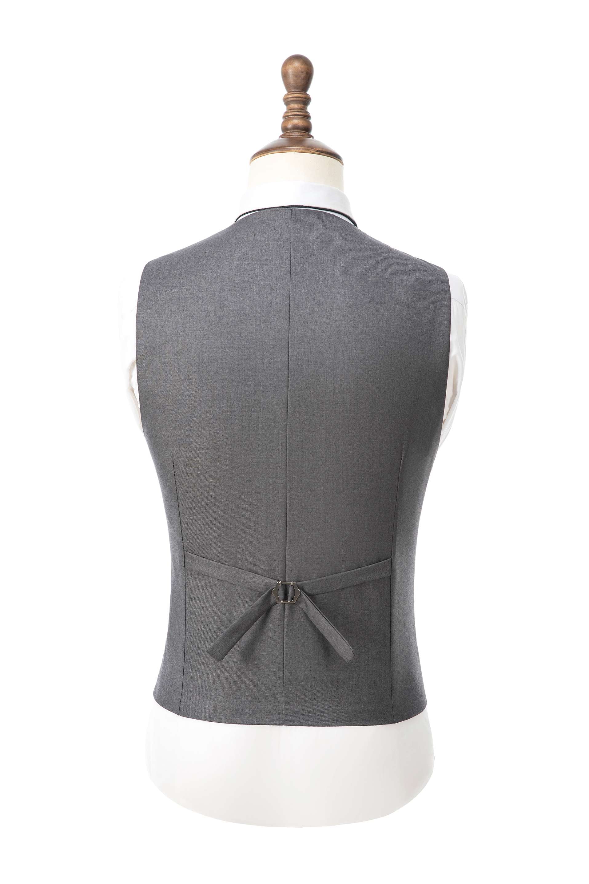 aesido 3 Pieces Slim Fit Single Buttons Men's Suit(Blazer+Vest+Pants)