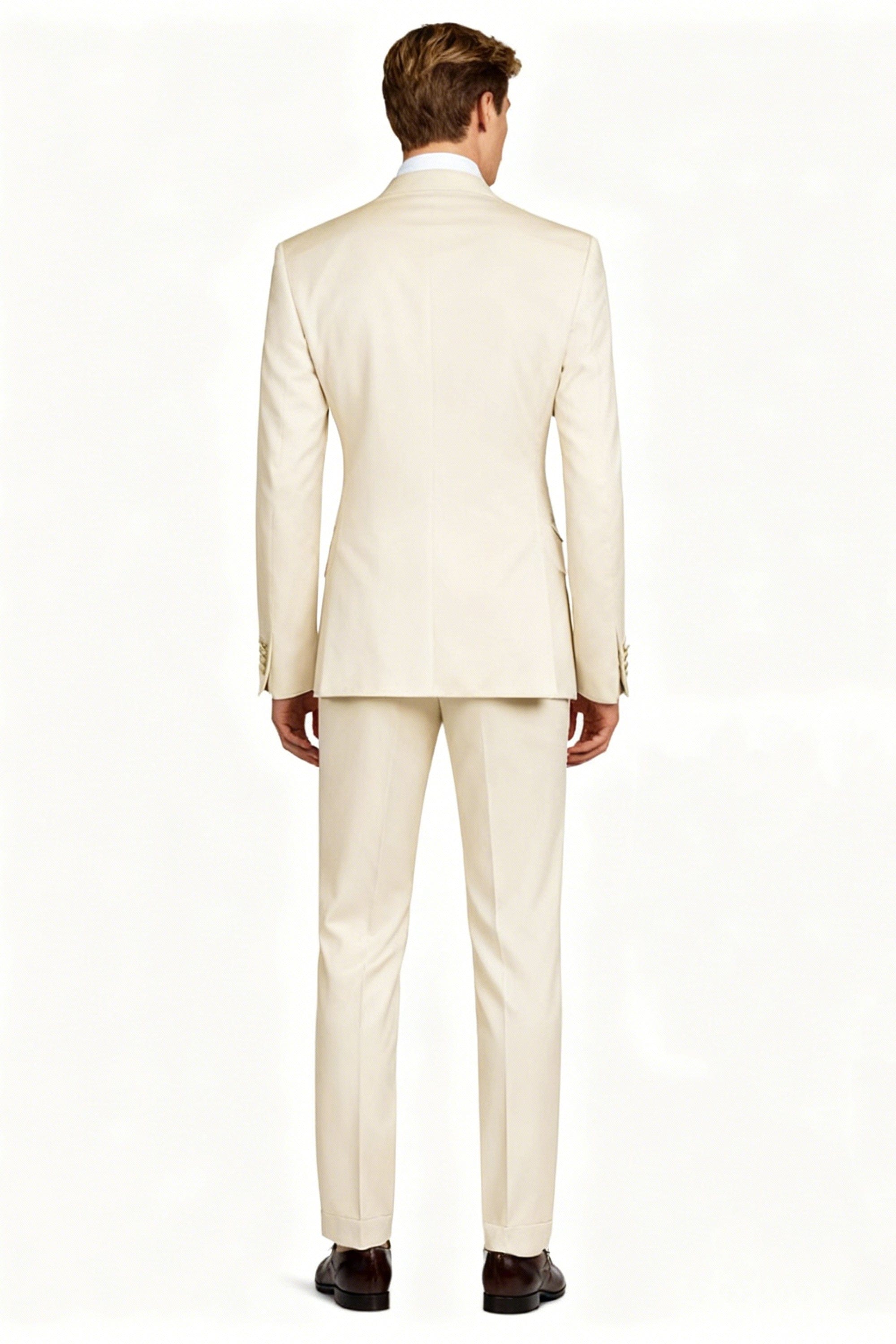 aesido Aesido Men’s 3-Piece Suit Set – Blazer, Double-Breasted Vest & Pants