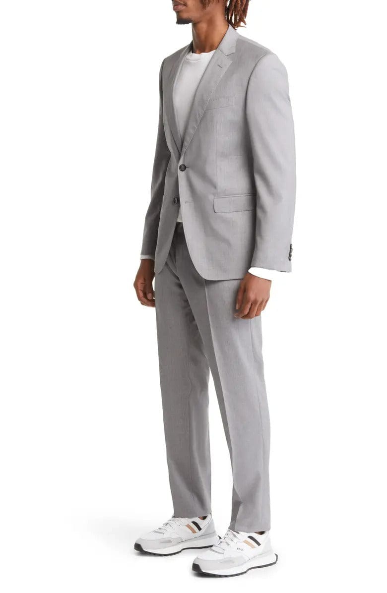 aesido Aesido Men's Silver 2-Piece Suit with Notch Lapel – Blazer & Pants
