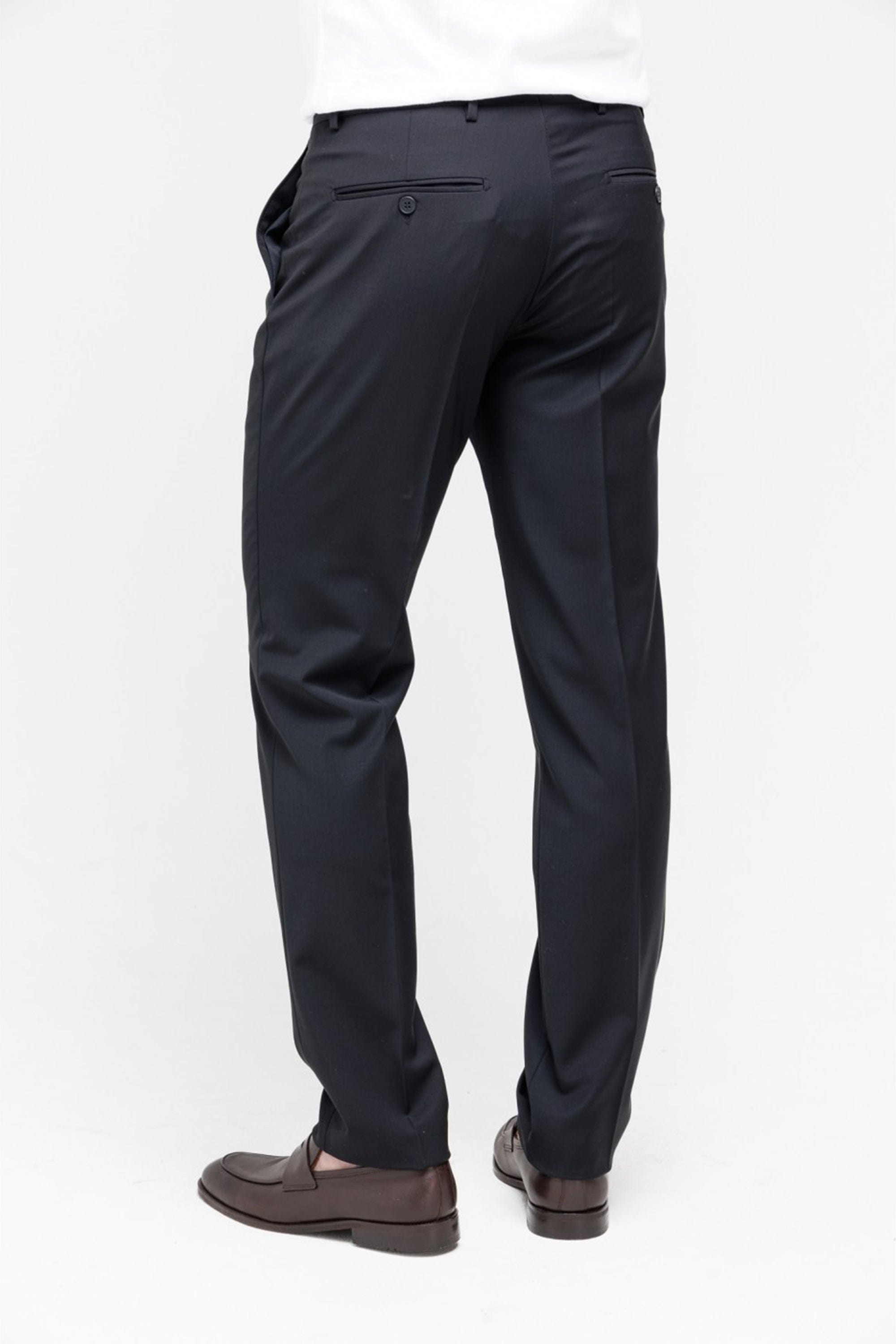 aesido Black 2 Piece Double Button Business Casual Silm Fit Men Suit