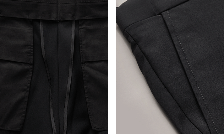 aesido Black 3 Piece Double Breasted Business Casual Slim Fit Men's Suit Groom Wedding Dress