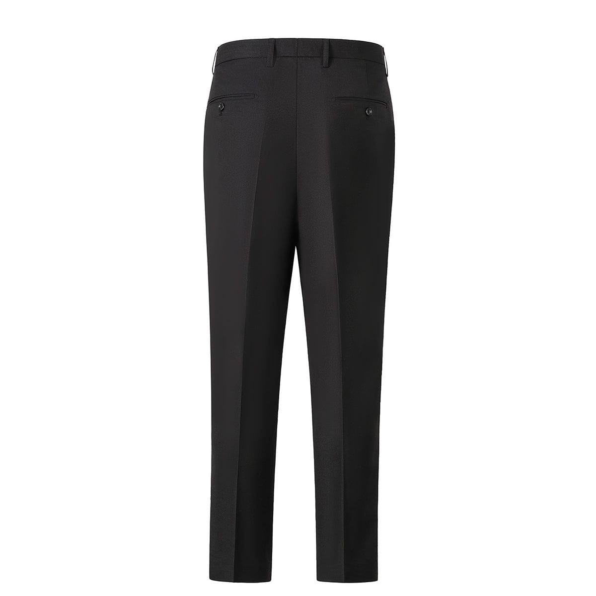 aesido Black 3 Piece Single Button Satin Collar Men Suit (Blazer+Vest+Pants)