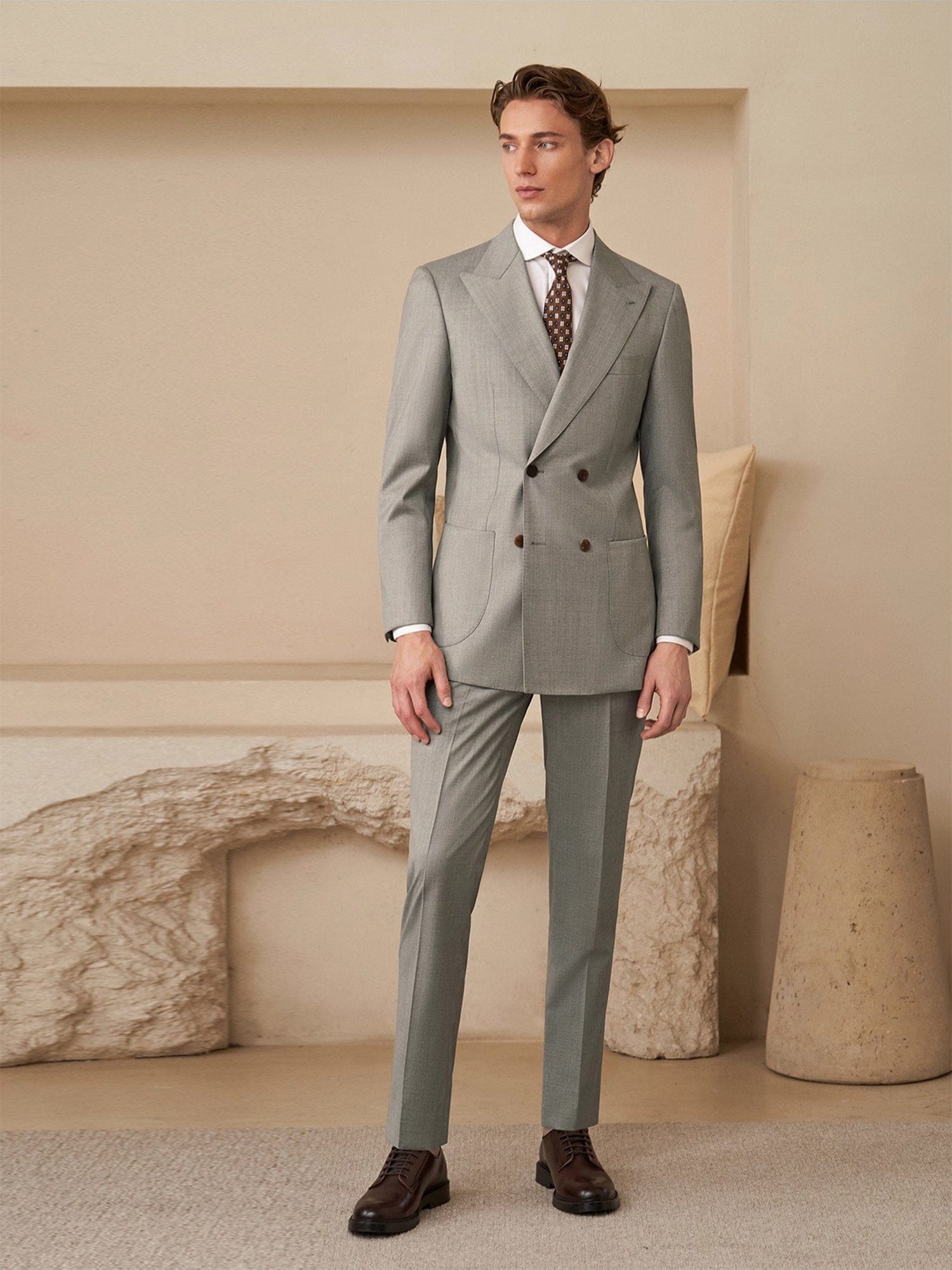 Black Double Breasted Mens Suit 2-Piece Blazer and Pants Royal Blue / 40R Black Double Breasted Mens Suit 2-Piece Blazer and Pants Royal Blue / 40R