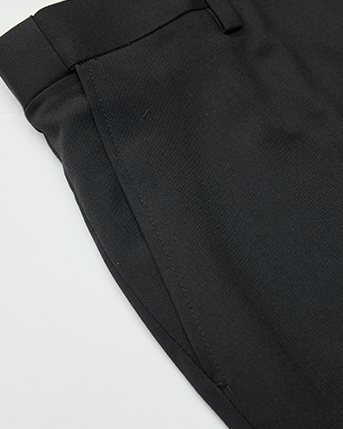 aesido Black Men's High-End Straight Business Casual Pants