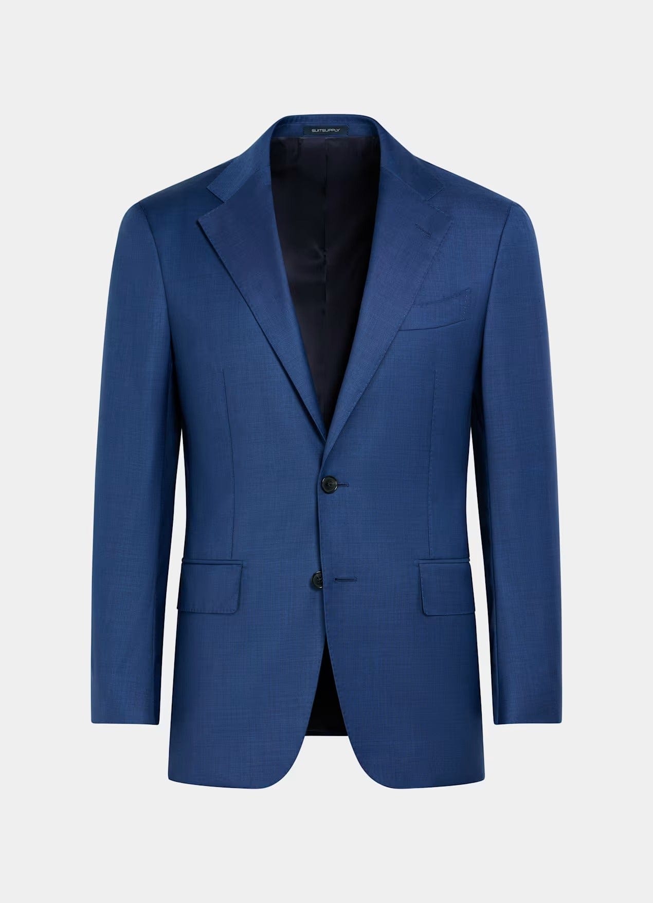 aesido Blue Men Suit 2 Piece Business Slim Banquet Dress (Blazer+Pants)