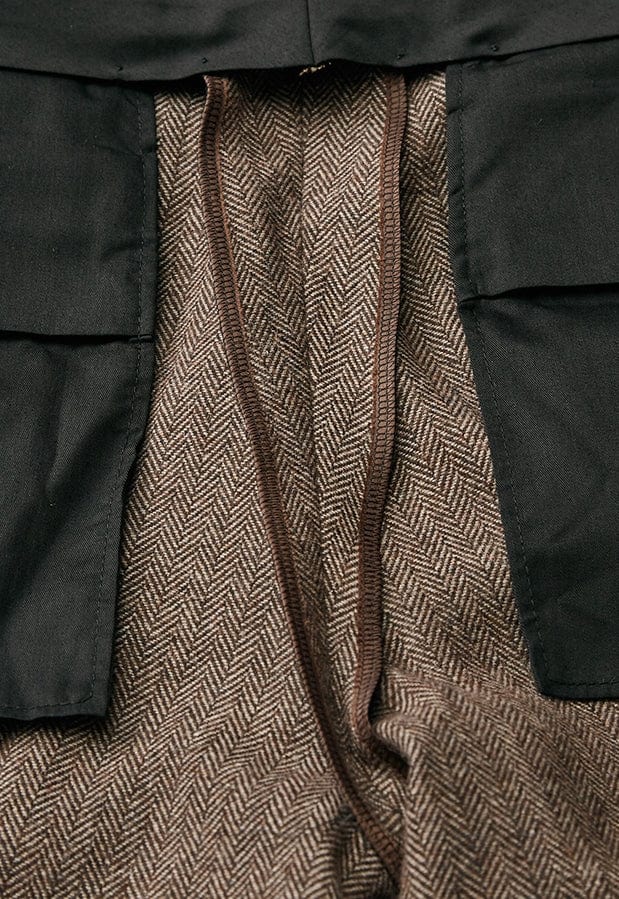 aesido Brown 3 Piece Retro Business Slim Men's Suit Groom Wedding Dress