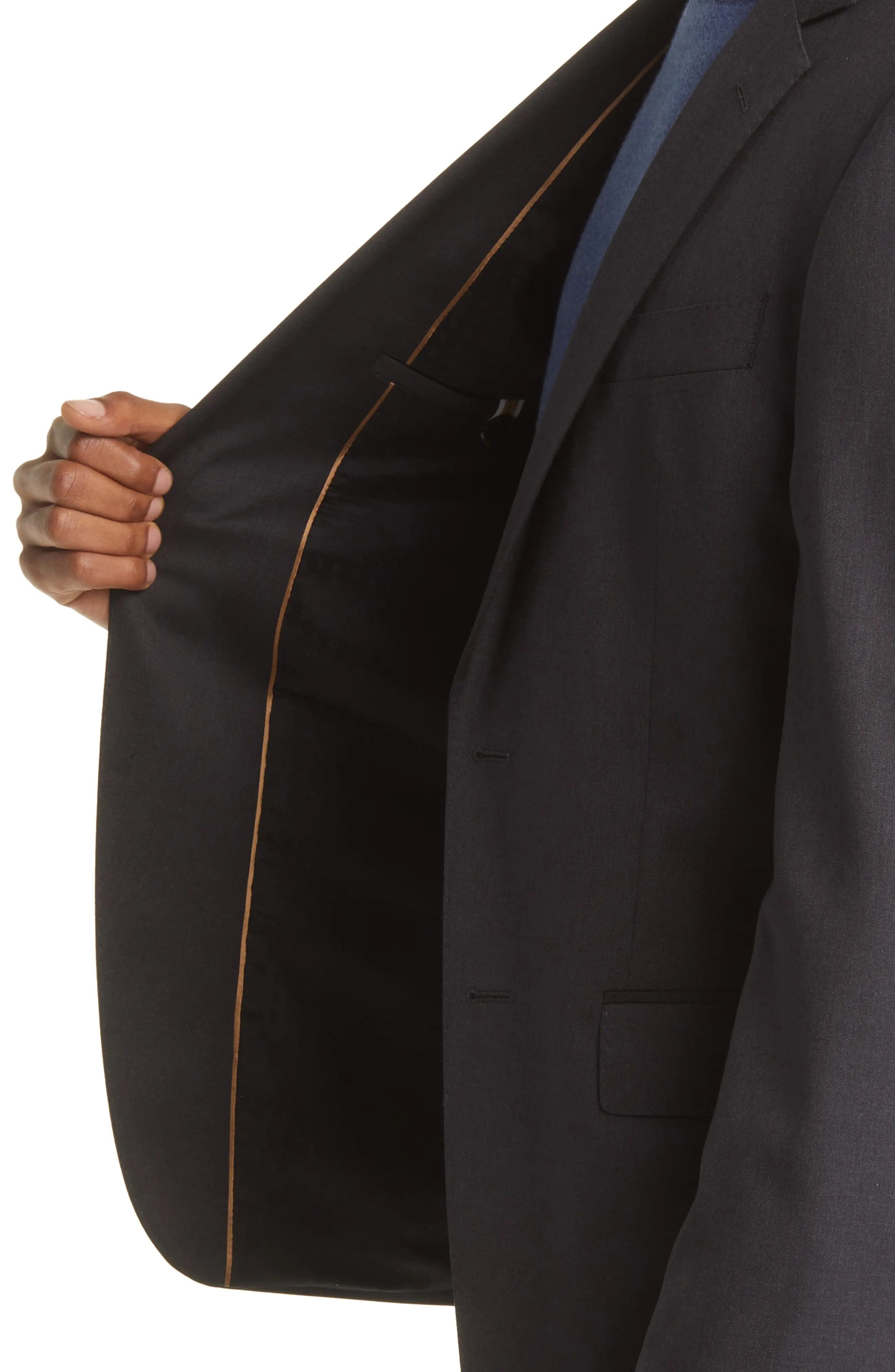 aesido Grey 2 Piece Double Button Business Casual Men Suit (Blazer+Pants)