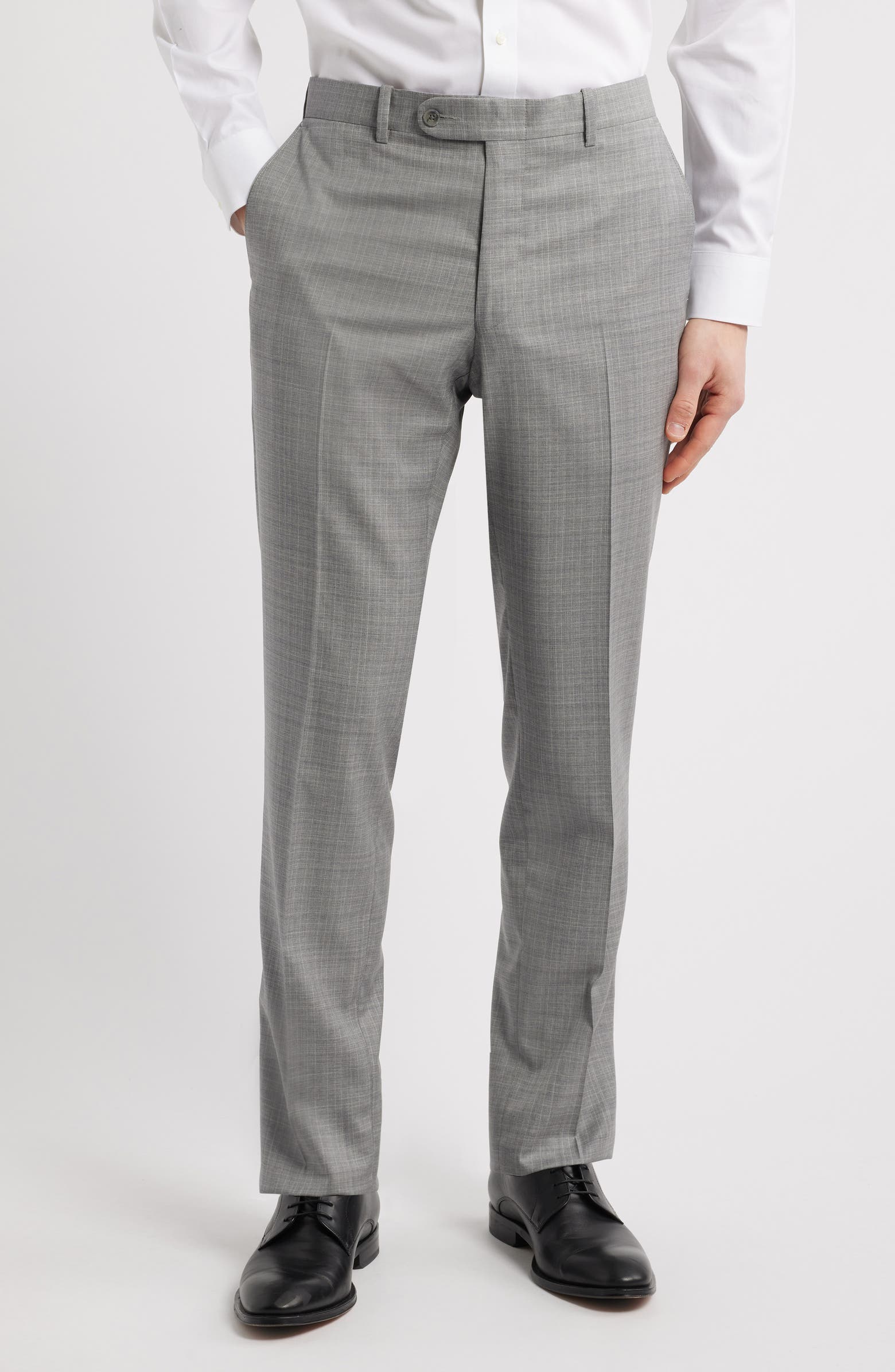 aesido Grey 2 Piece Double Button Business Casual Slim Fit Men Suit