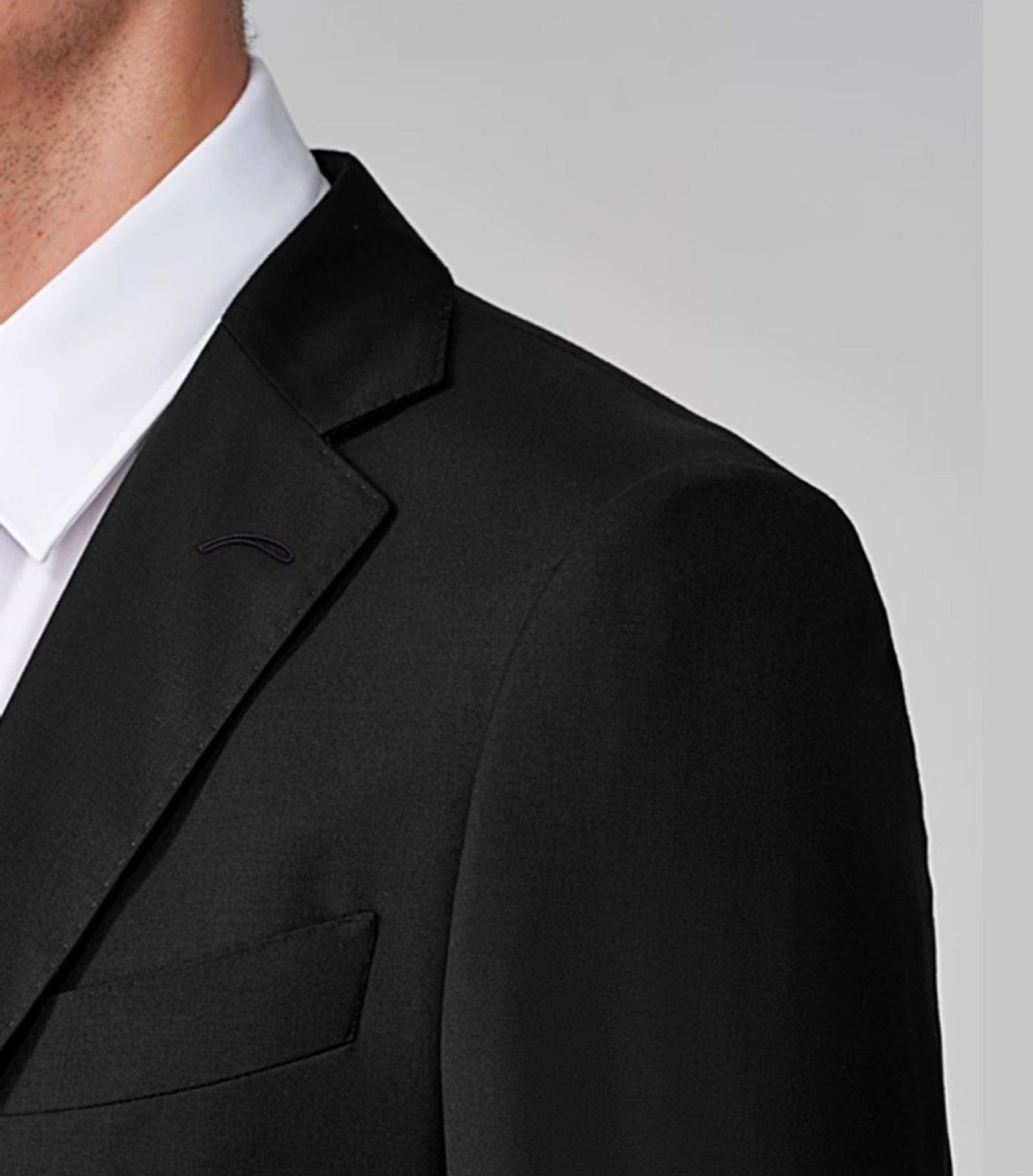 aesido Grey 2 Piece Notch Lapel Double Button Business Casual Silm Fit Men Suit