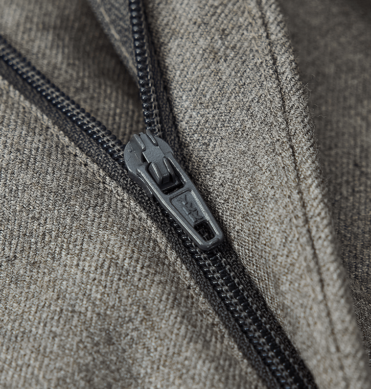 aesido Grey 2 Piece Single Breasted Business Casual Men's Suit Groom Wedding Dress