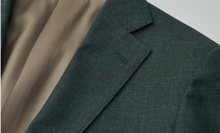 aesido Grey 3 Piece Single Breasted Business Casual Slim Fit Men's Suit