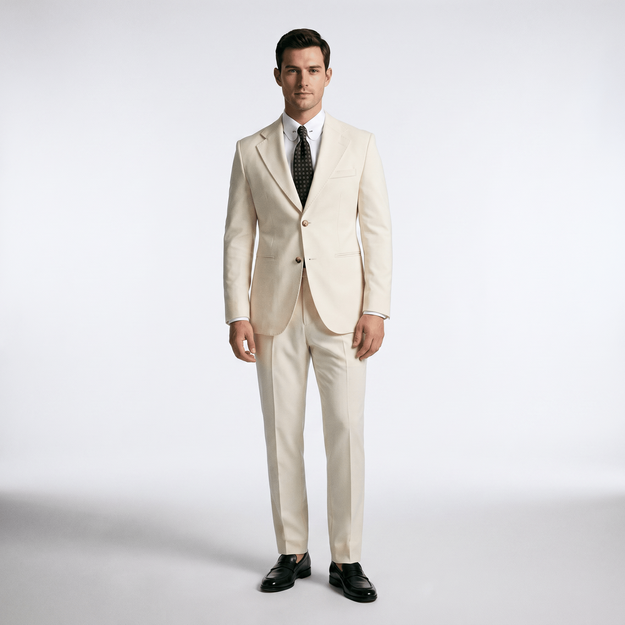 aesido Men’s 2-Piece Suit – Notch Lapel Blazer & Pants