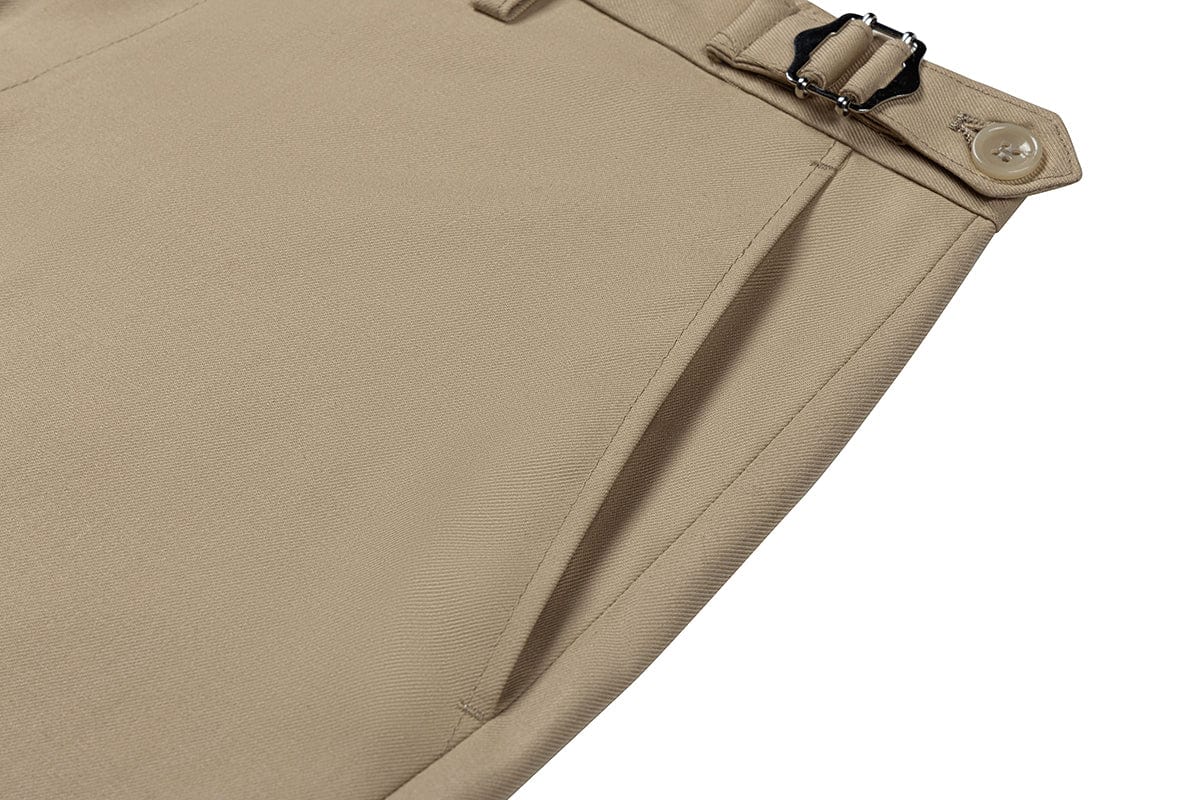 aesido Men's 3 Piece Contrast Suit White Blazer With Champagne Notch Lapel Tuxedo