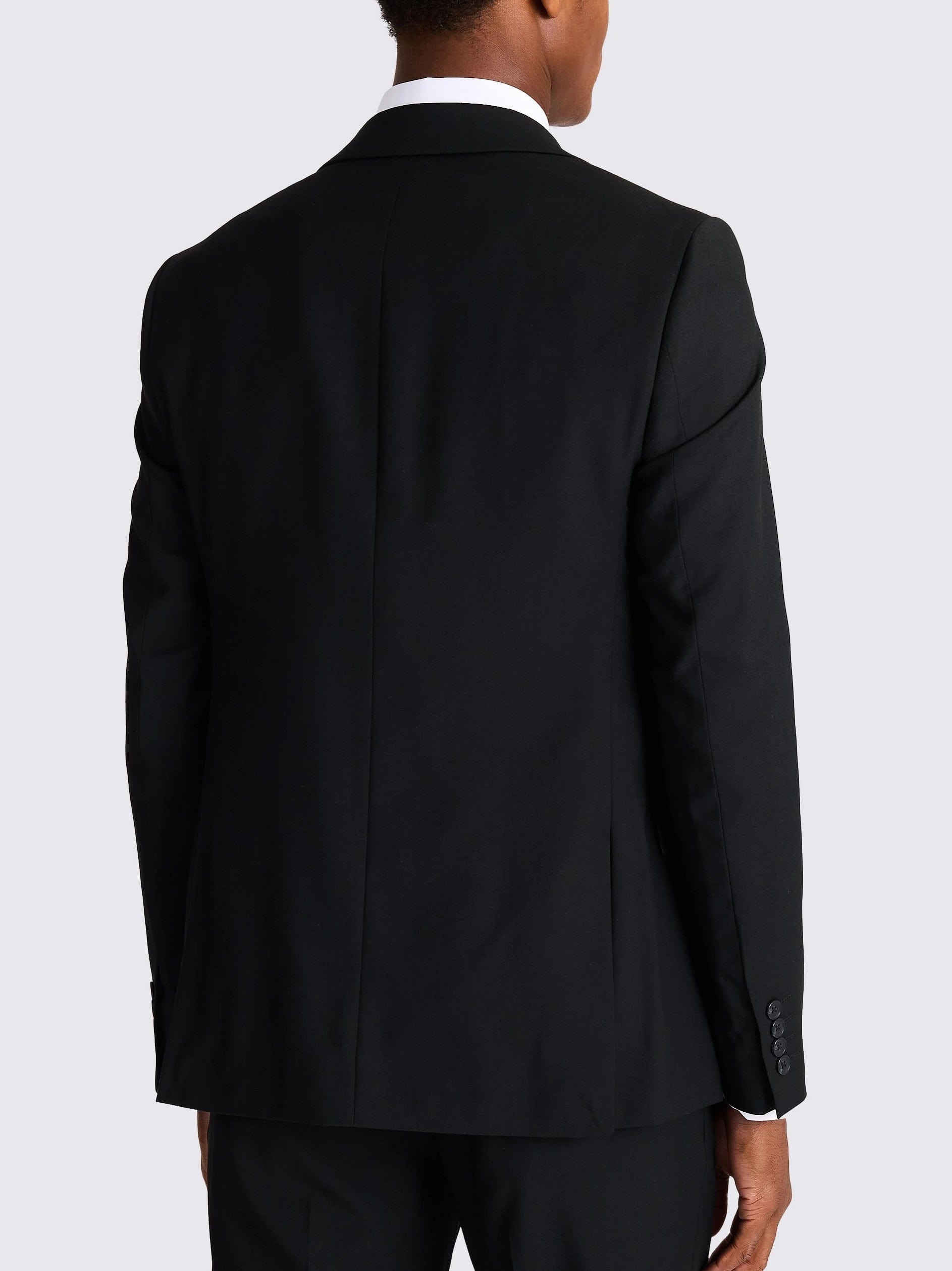 aesido Men’s Black Two-Piece Suit Set – Blazer & Pants