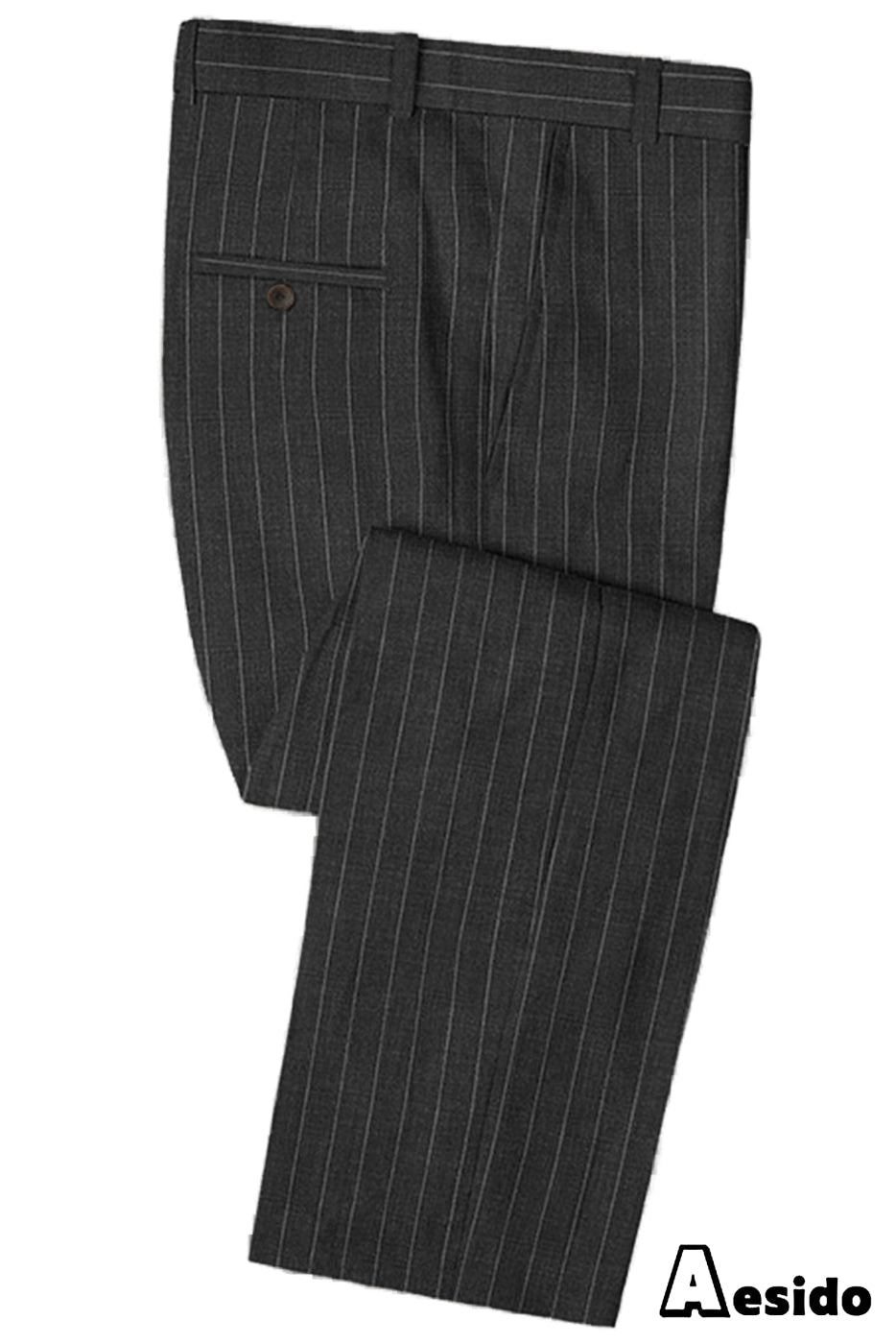 Aesido Men's Business Casual Striped Pants Aesido Men's Business Casual Striped Pants