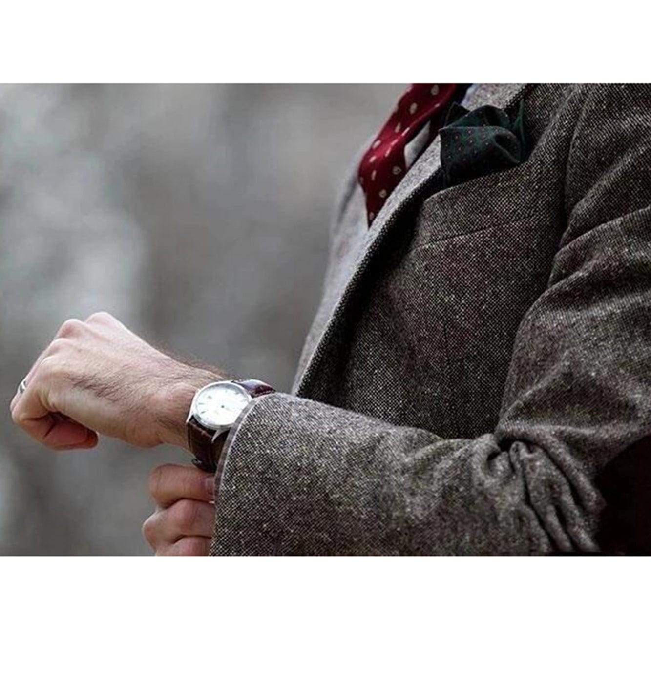 aesido Men's Business Suit 3 Piece Notch Lapel Jacket(Blazer+Vest+Pants)