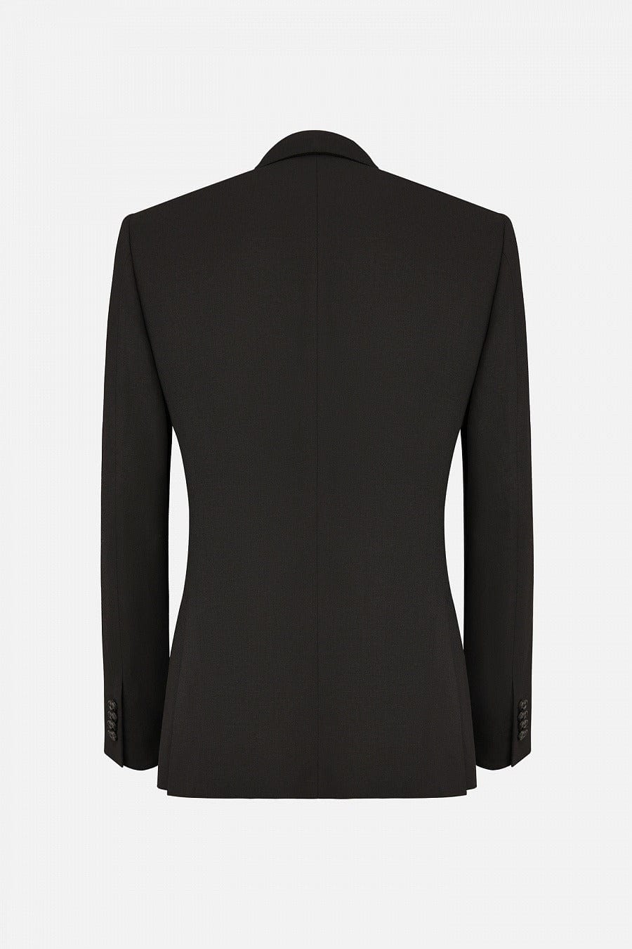 aesido Men's Classic Black Blazer – Notch Lapel, Double Button, Tailored Fit