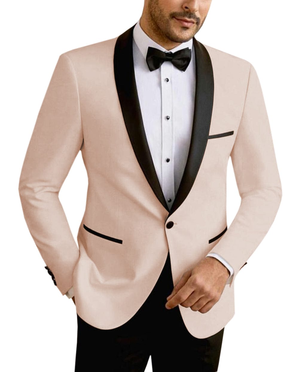 aesido Men's Shawl Lapel Blazer For Party