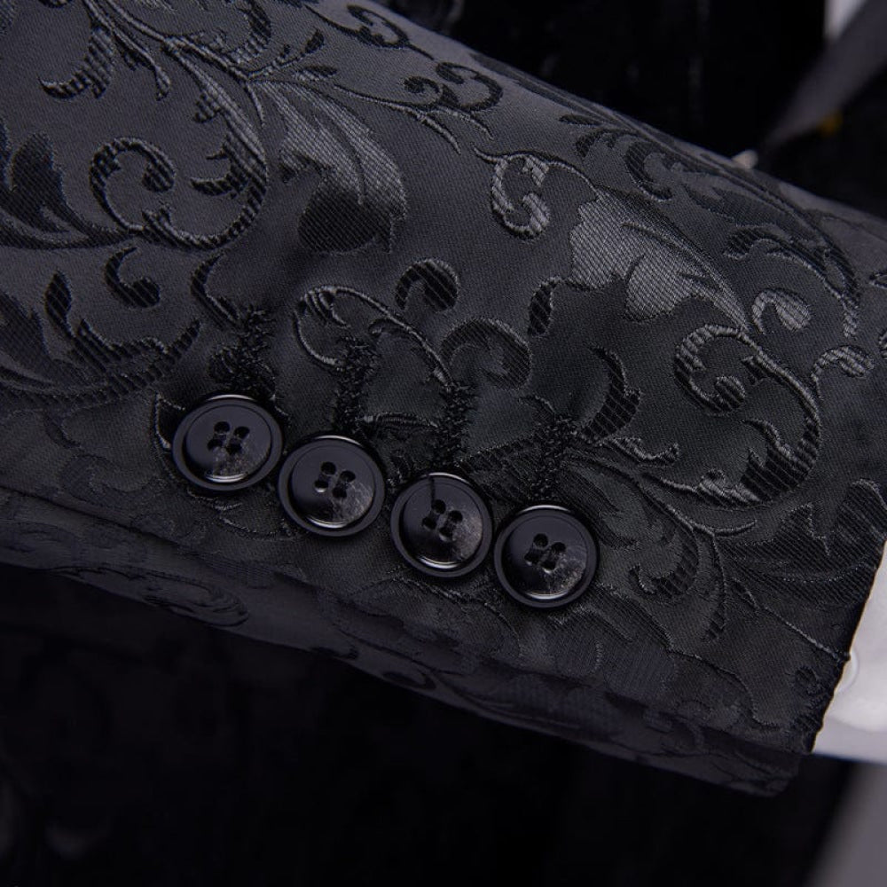 aesido Men's Suit 2Pieces Single Buttons Shawl Lapel Blazer (Blazer+Pants)