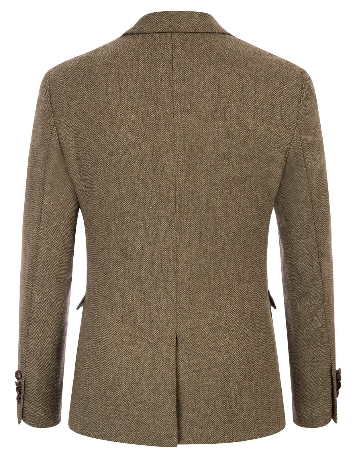 aesido Men's Vintage Two-Button Notch Lapel Blazer