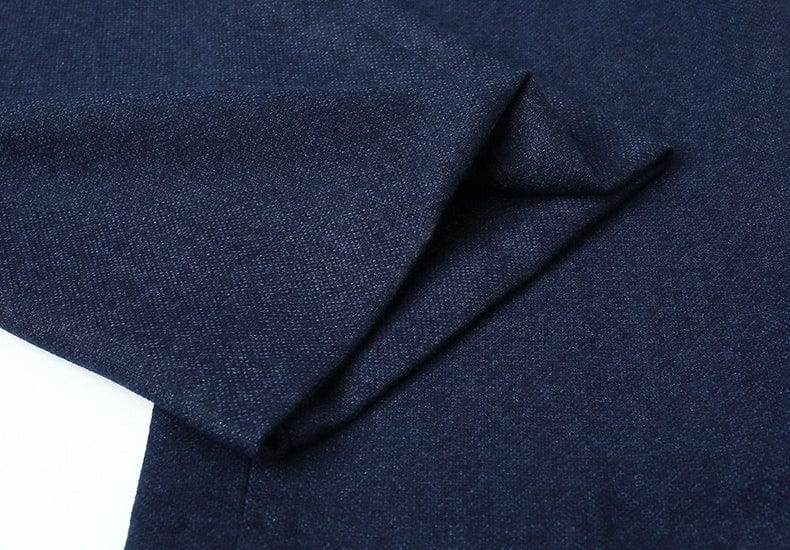 aesido Men's Wool Blend Tweed 3-Piece Suit – Peak Lapel Blazer, Vest & Pants