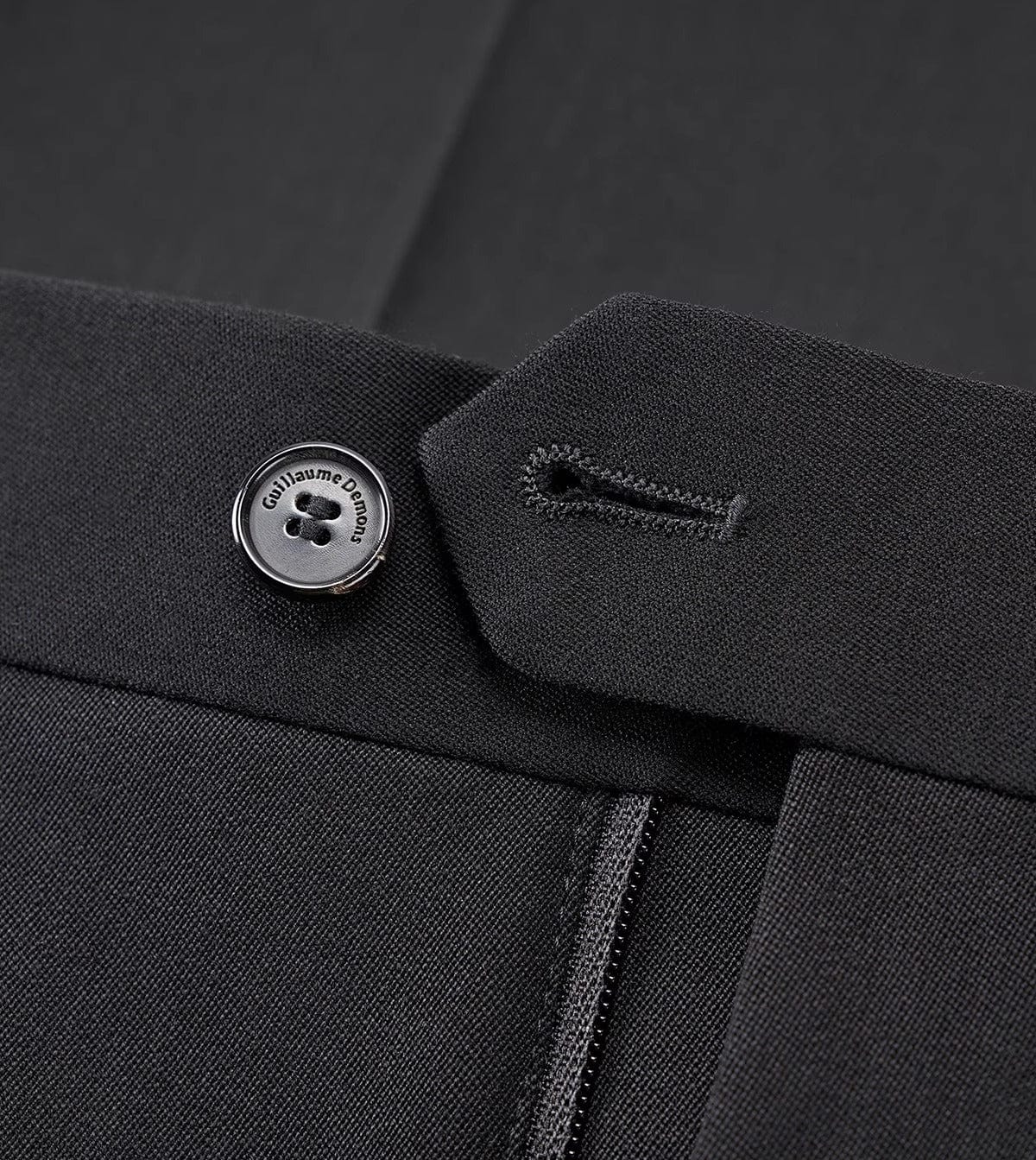 aesido Mens Black Tuxedo Two Piece Slim Fit Suit for Wedding Prom Formal Events