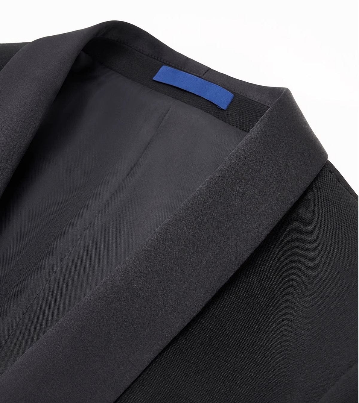 aesido Mens Black Tuxedo Two Piece Slim Fit Suit for Wedding Prom Formal Events