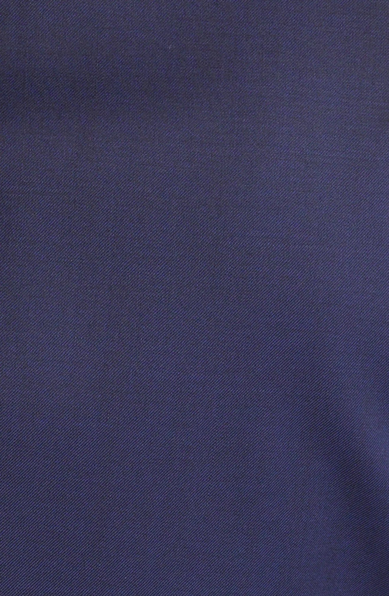 aesido Navy 2 Piece Double Button Business Casual Men Suit (Blazer+Pants)