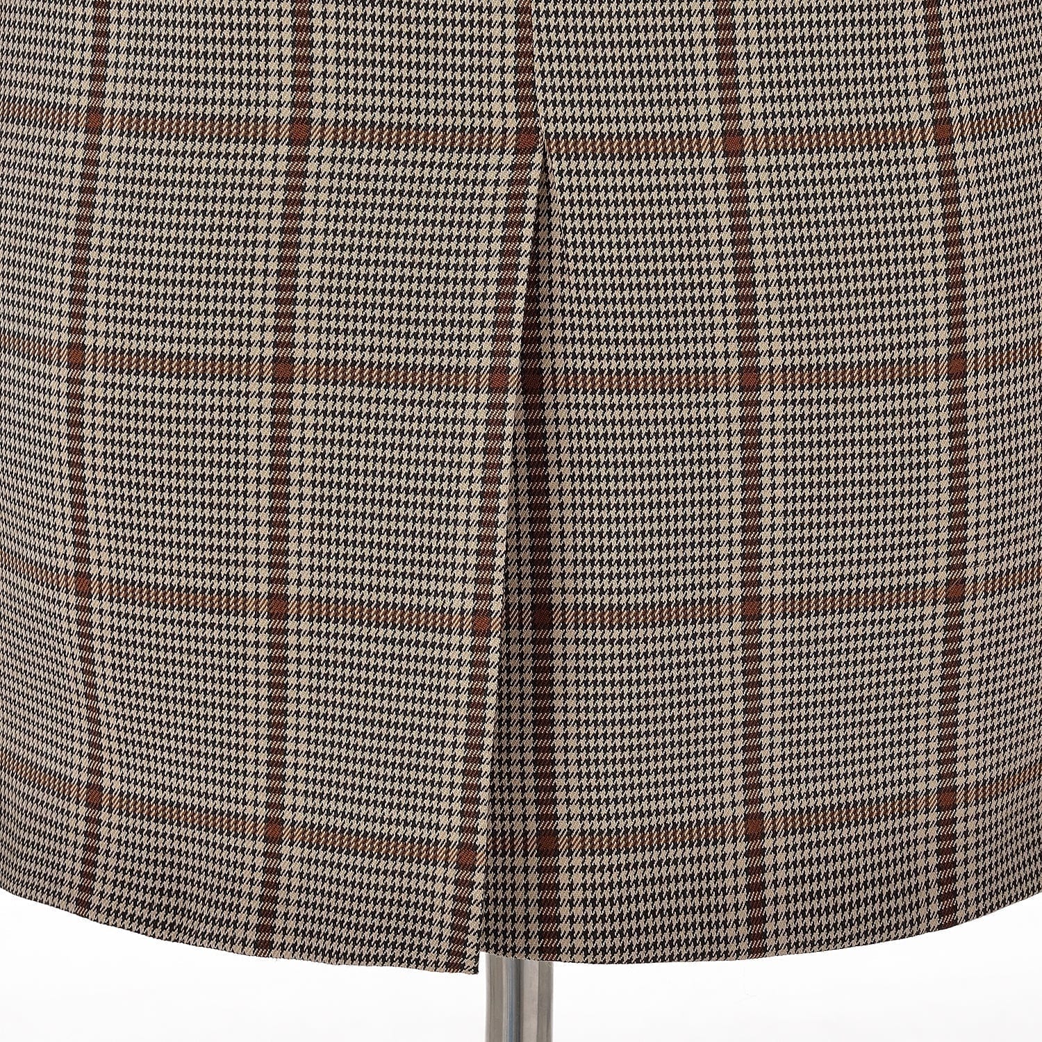 aesido Plaid Peak Lapel 2 Pieces Mens Suit (Blazer+Pants)