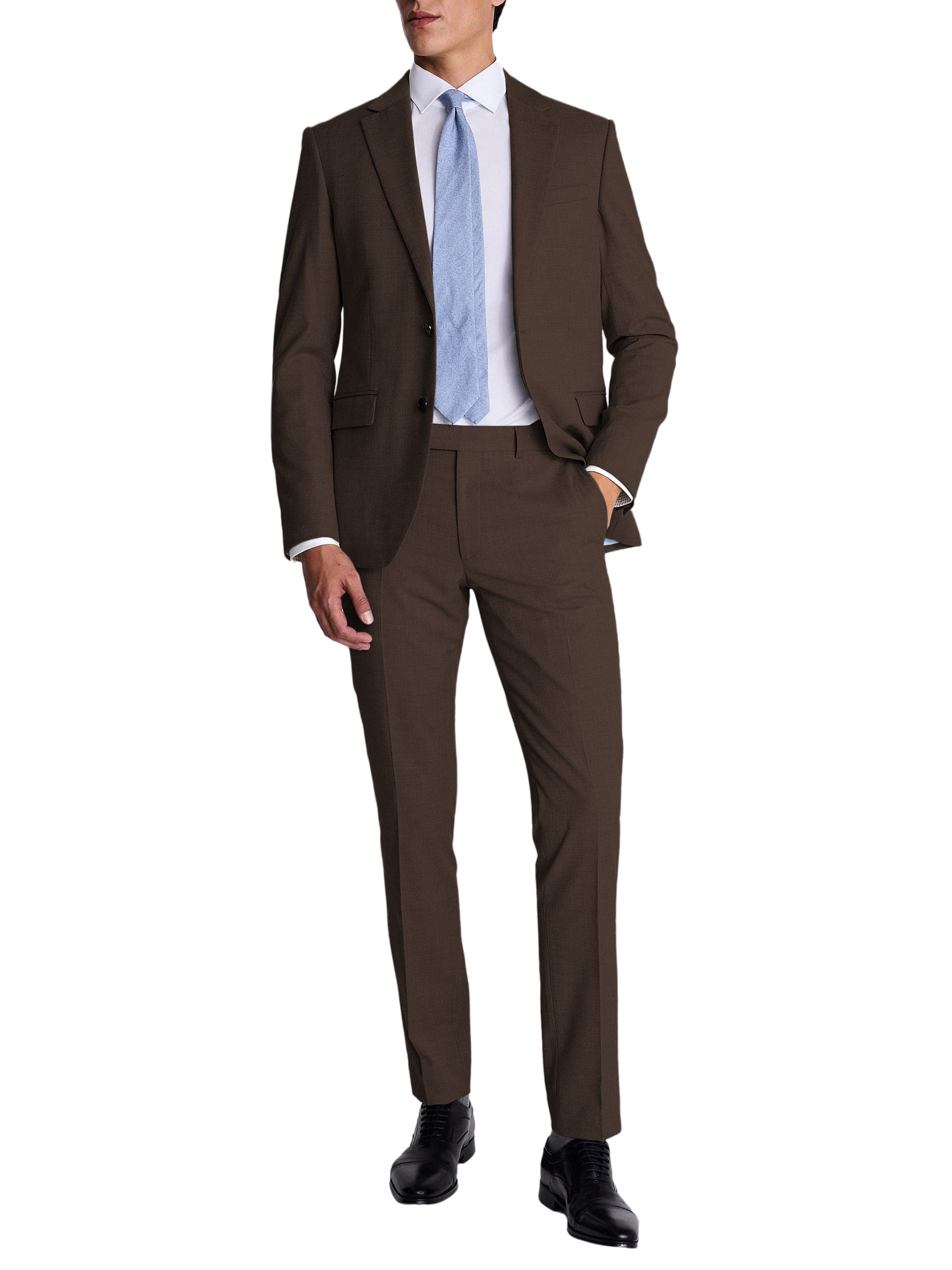 aesido Slive Men’s Two-Piece Suit Set – Blazer & Pants