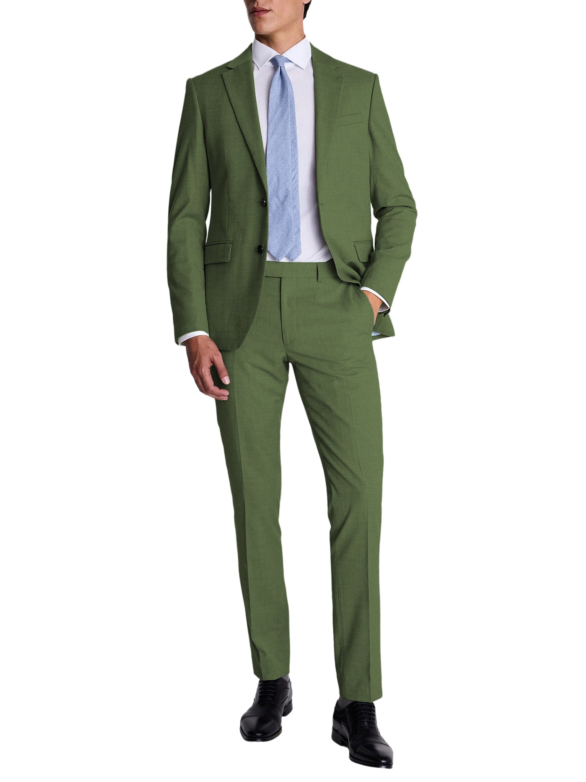 aesido Slive Men’s Two-Piece Suit Set – Blazer & Pants