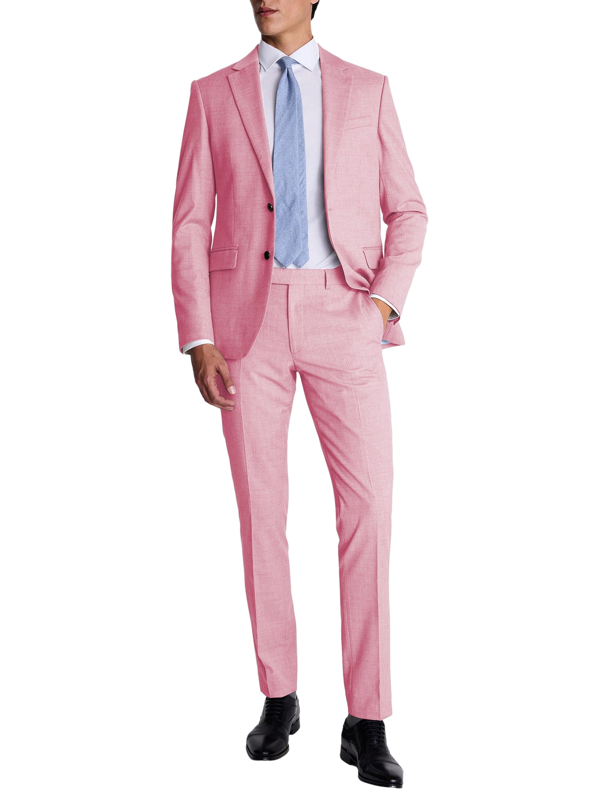 aesido Slive Men’s Two-Piece Suit Set – Blazer & Pants