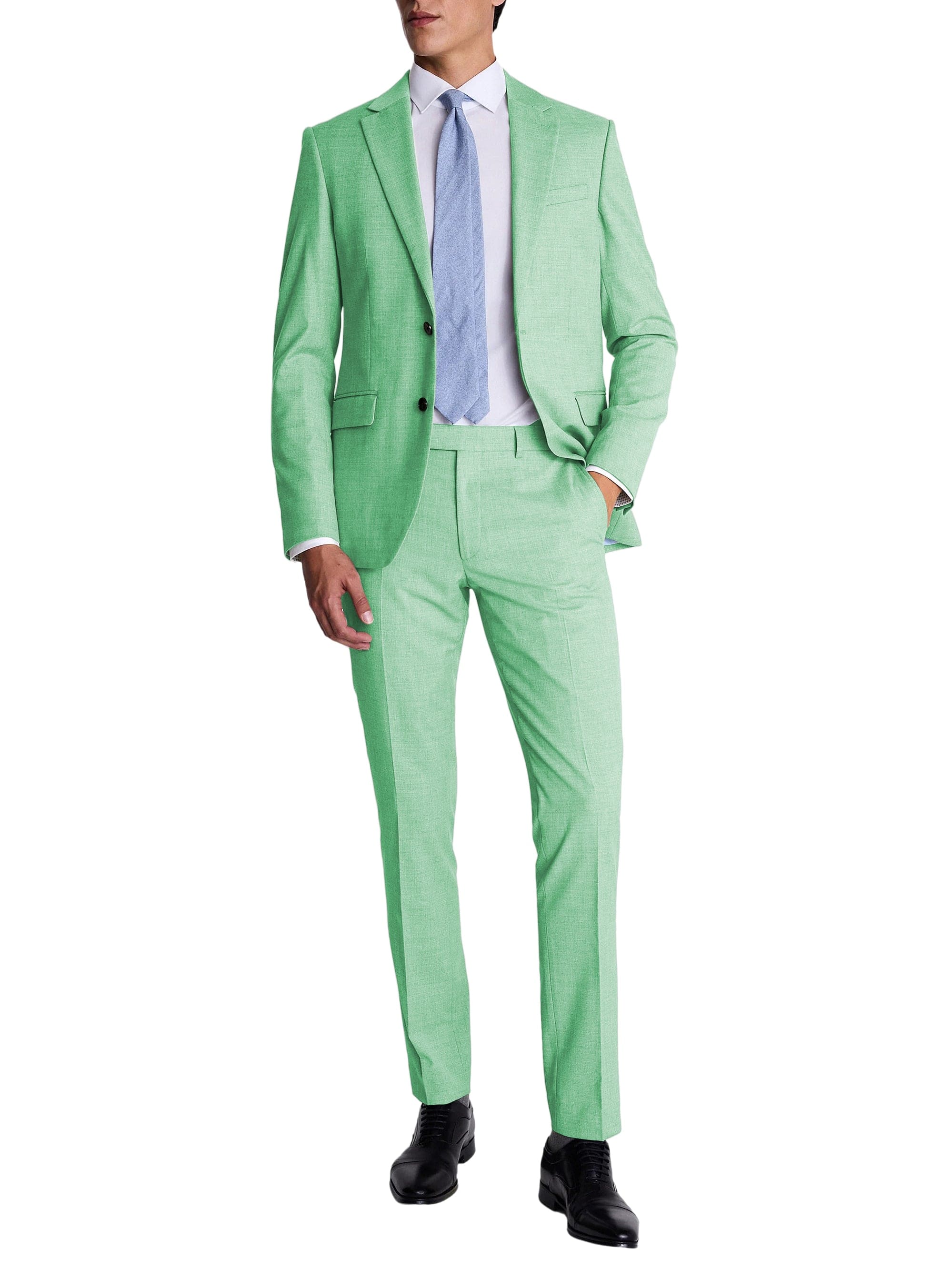 aesido Slive Men’s Two-Piece Suit Set – Blazer & Pants