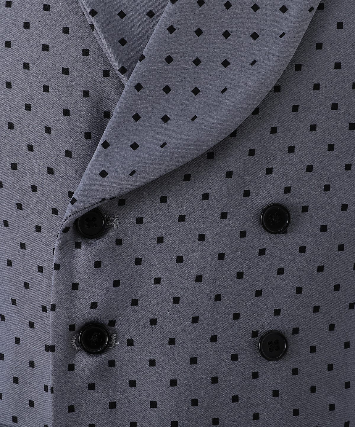 Aesido Spot Notch Lapel 3 Pieces Mens Suit (Blazer+vest+Pants)