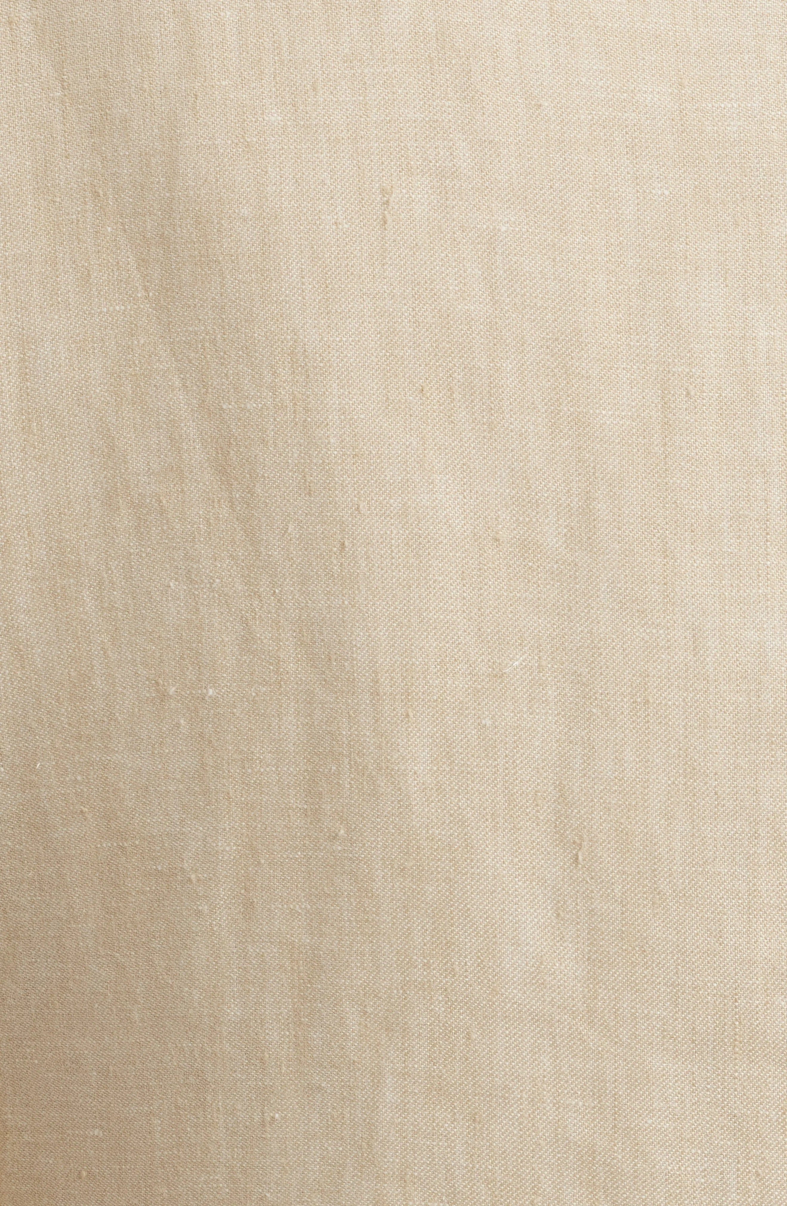 aesido Summer Beige 2 Piece Linen Double Button Business Casual Men Suit (Blazer+Pants)