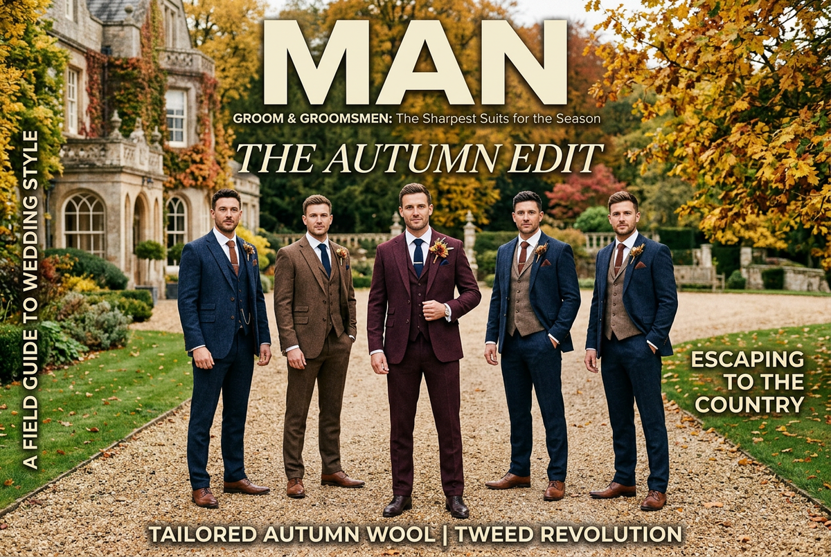 Men's Autumn Wedding Attire - Tailored Suits and Tuxedos Collection