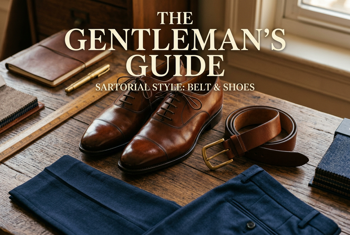 How to Match Belt and Shoes - Menswear Rules, Chart, and Exceptions