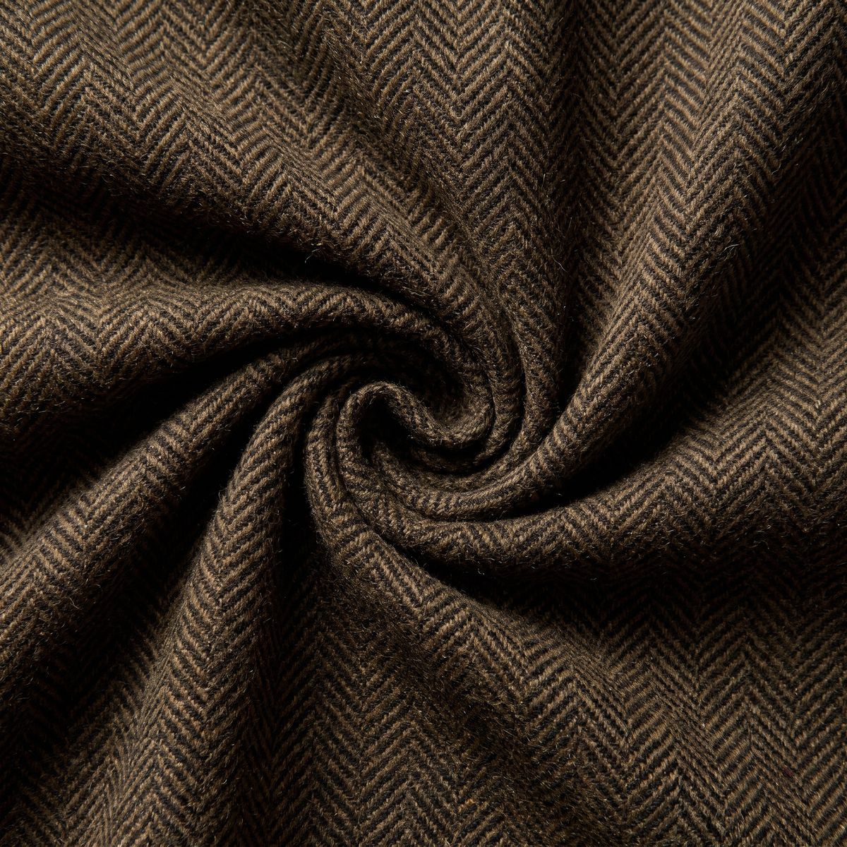Aesido Men's Retro Pants Herringbone Tweed Trousers