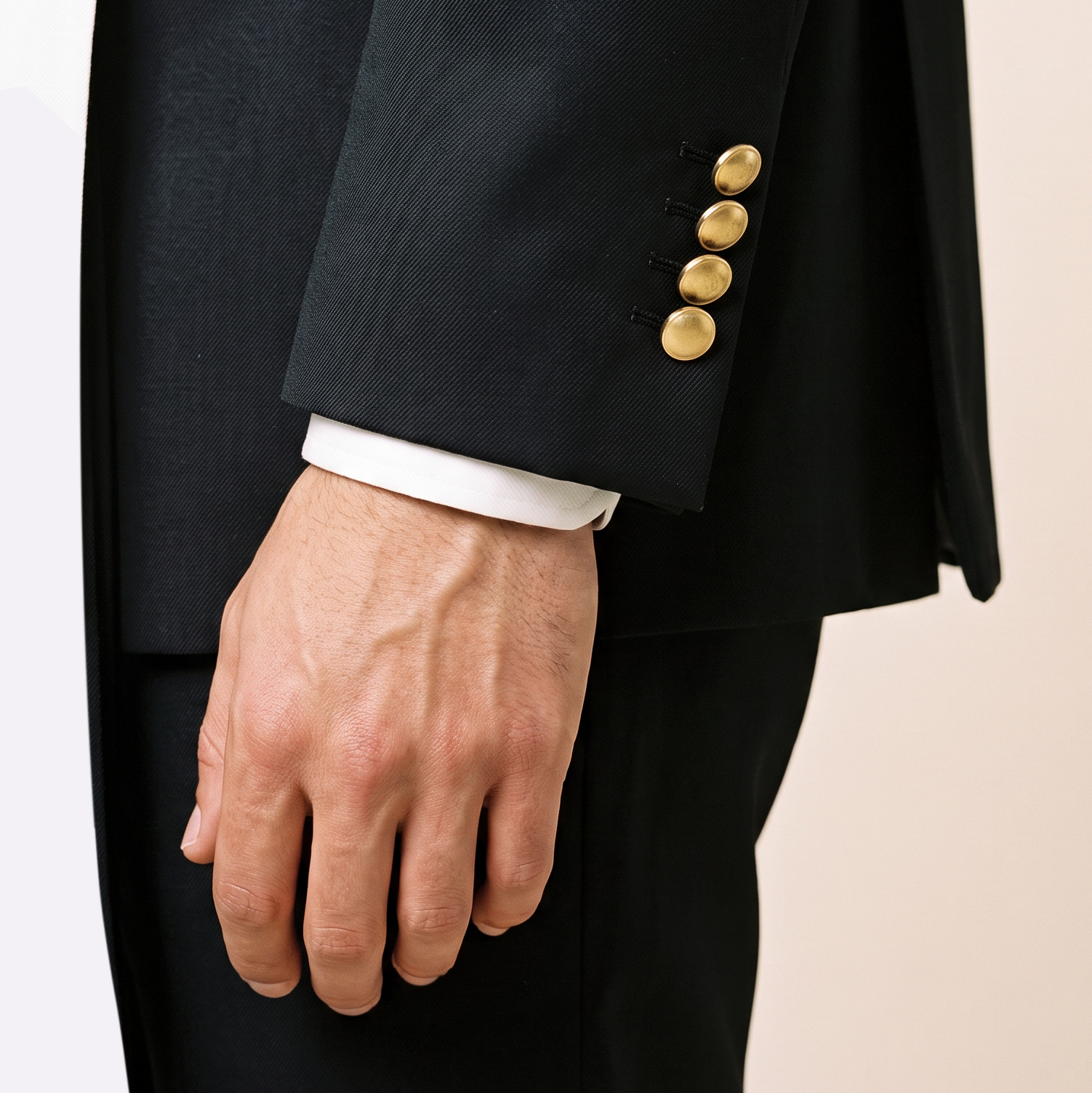 Aesido 2 Pieces Men‘s Slim Fit Double Breasted Peak Lapel Flat Suits For Wedding (Blazer+Pants)