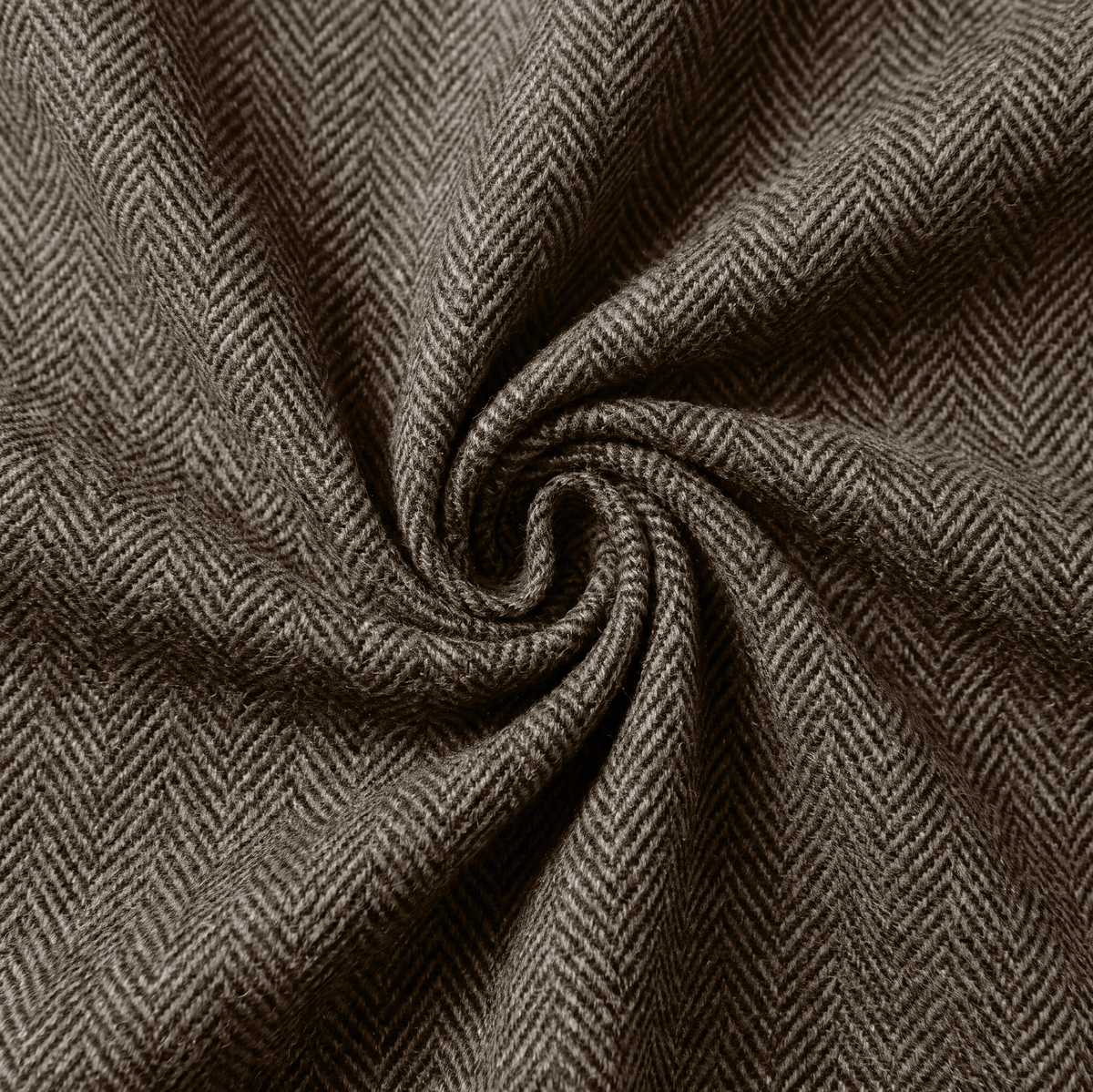 Aesido 2 Pieces Herringbone Notch Lapel Men's Suit Groom Wedding Dress (Blazer+Pants)
