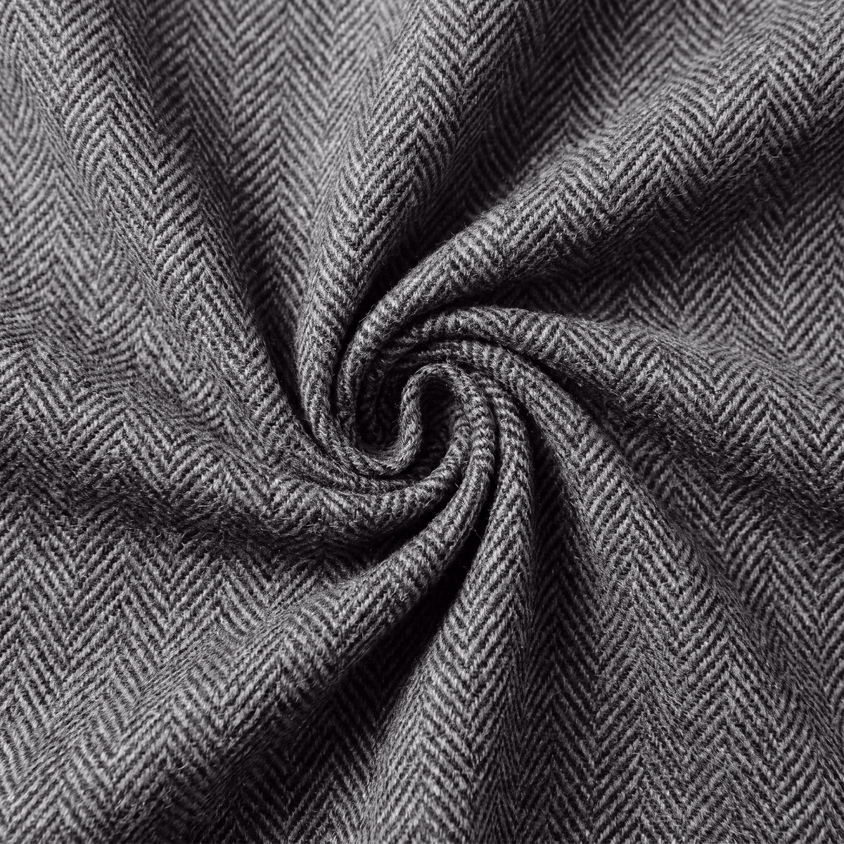 Aesido 3 Pieces Business Mens Suit Regular Fit Peak Lapel Herringbone Blazer(Blazer+vest+Pants)