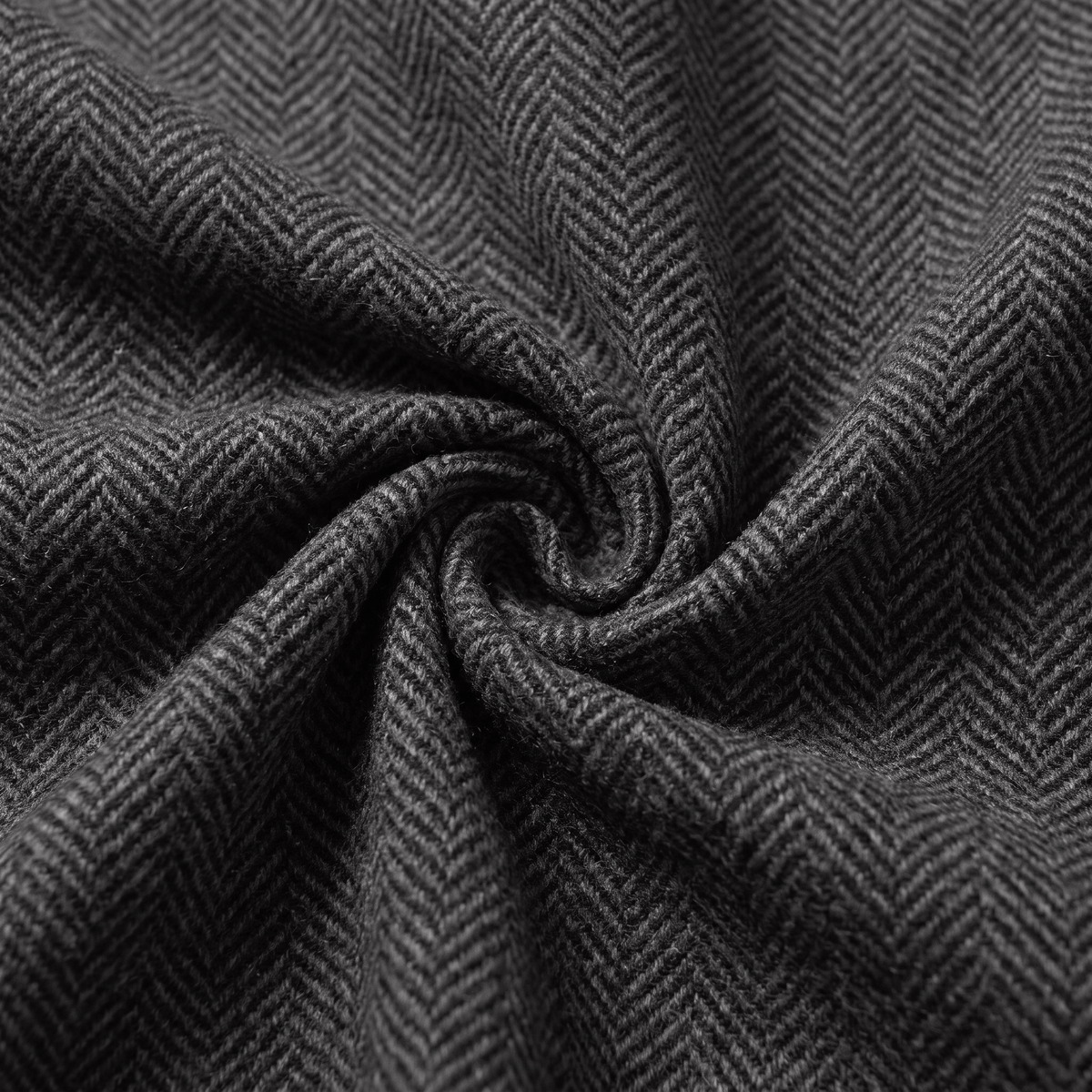 Aesido Vintage 3 Pieces Men's Suit Herringbone Notch Lapel Tuxedos (Blazer+vest+Pants)