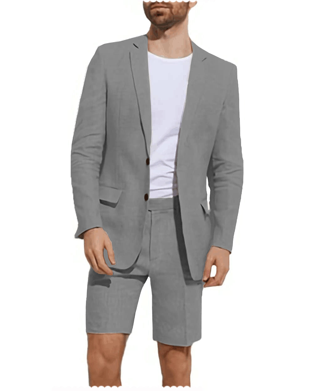 aesido 2 Pieces Casual Mens Suit (Blazer+Pants)
